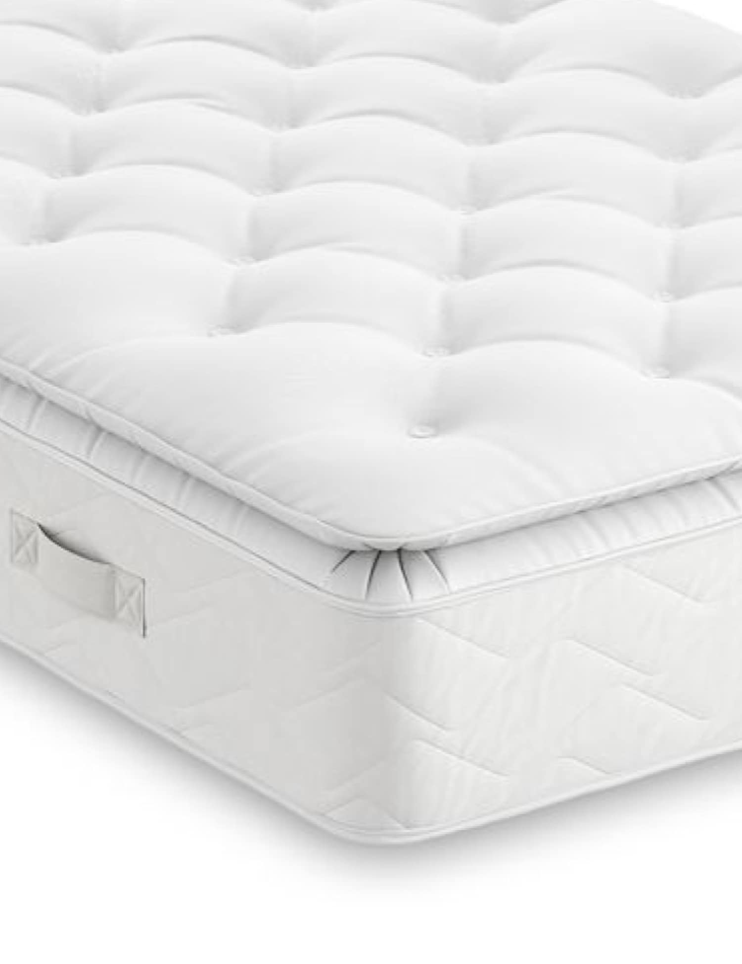 M&S 1050 Pocket Spring Medium Pillowtop Mattress White