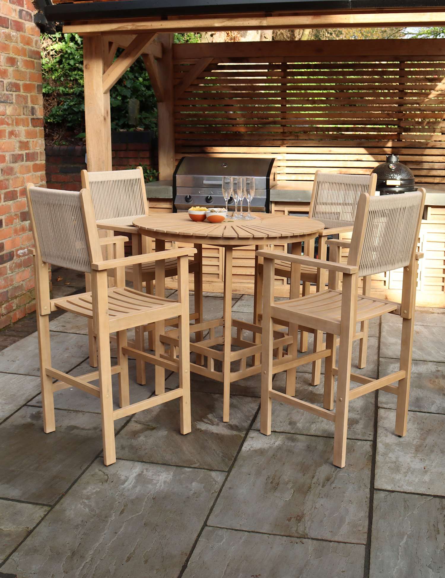 Image of Royalcraft Roma 4 Seater Garden Bar&hellip;