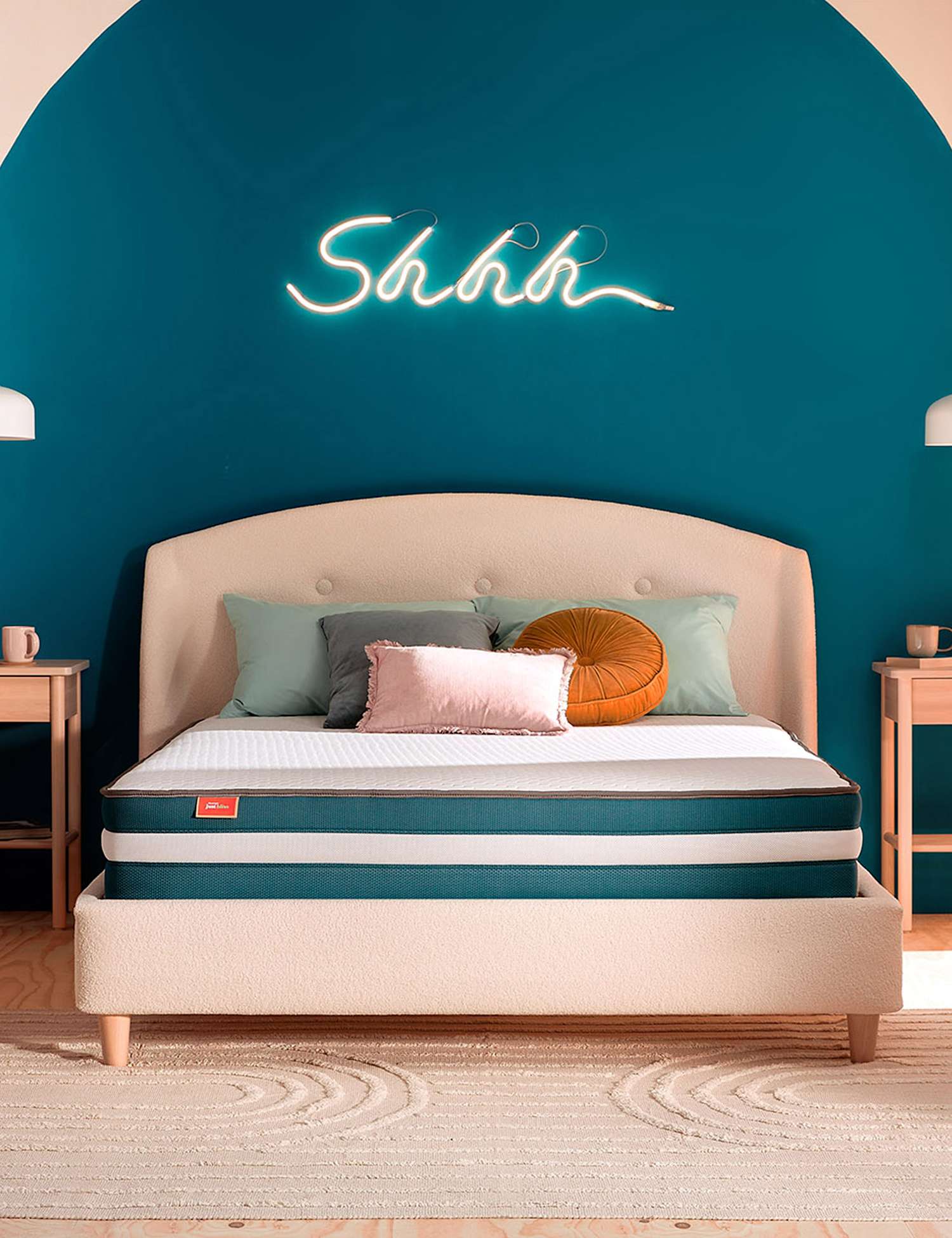 Silentnight 1000 Pocket Spring Gel Medium Soft Mattress White Mix