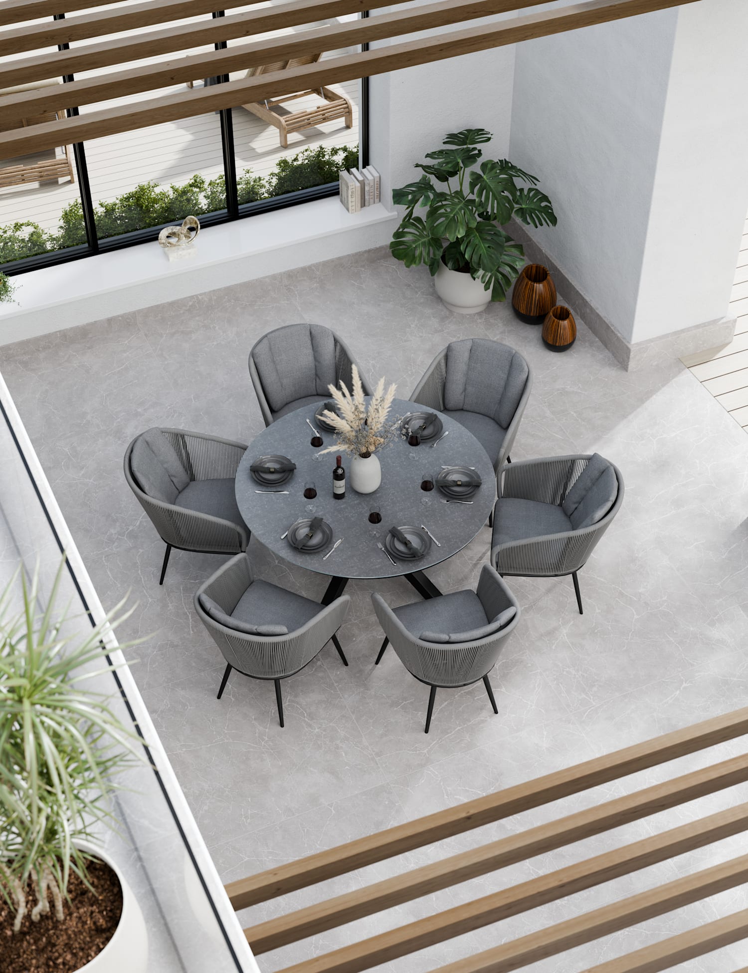 Image of Royalcraft Aspen 6 Seater Garden Table&hellip;
