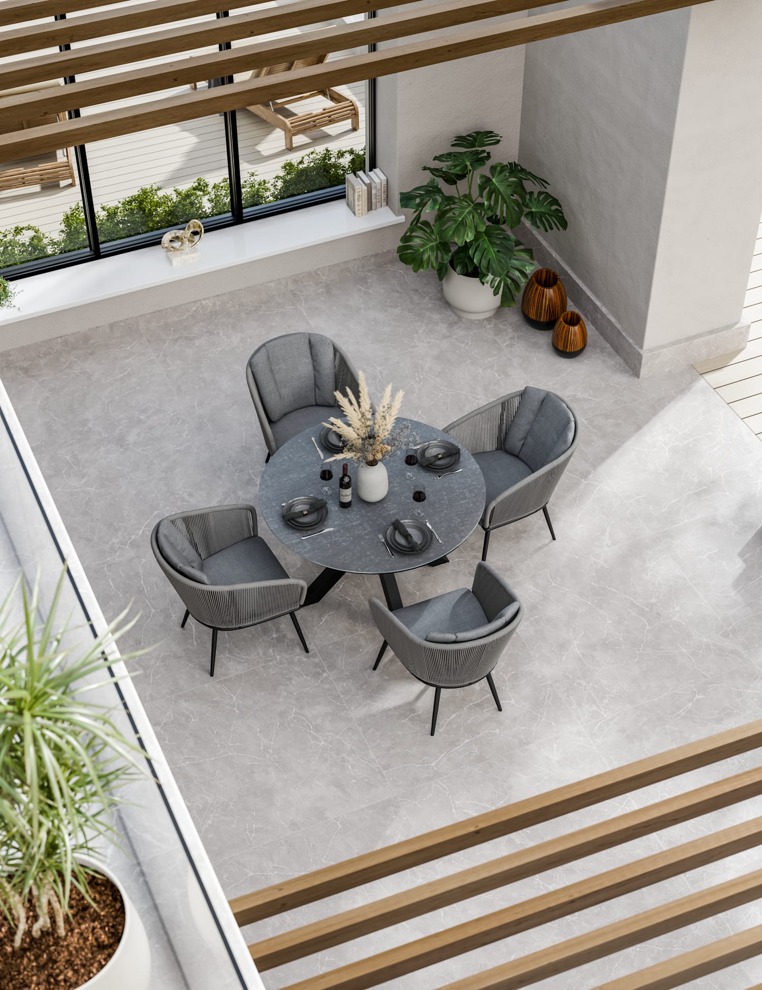 Image of Royalcraft Aspen 4 Seater Garden Table&hellip;