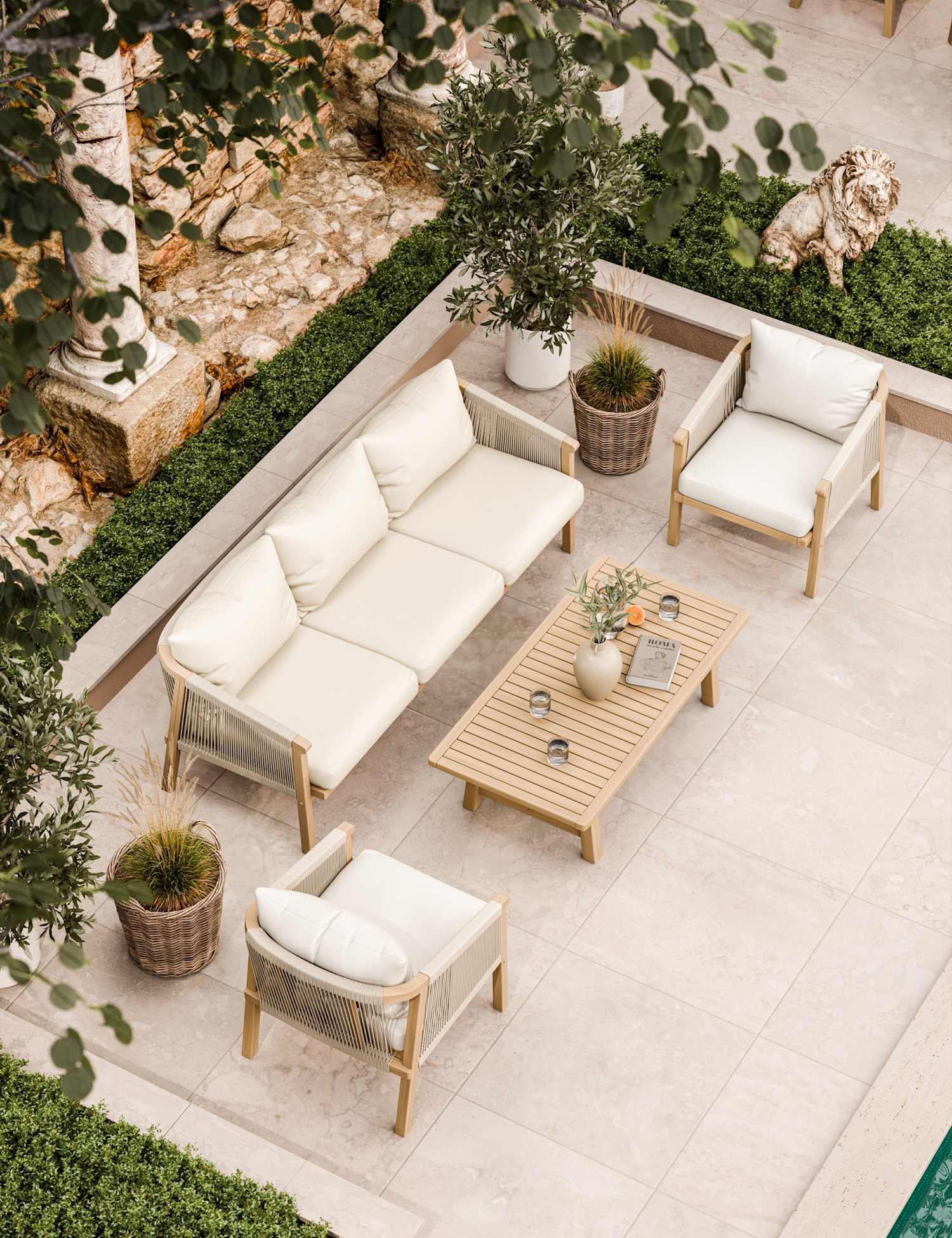 Image of Royalcraft Roma 5 Seater Lounge Set&hellip;