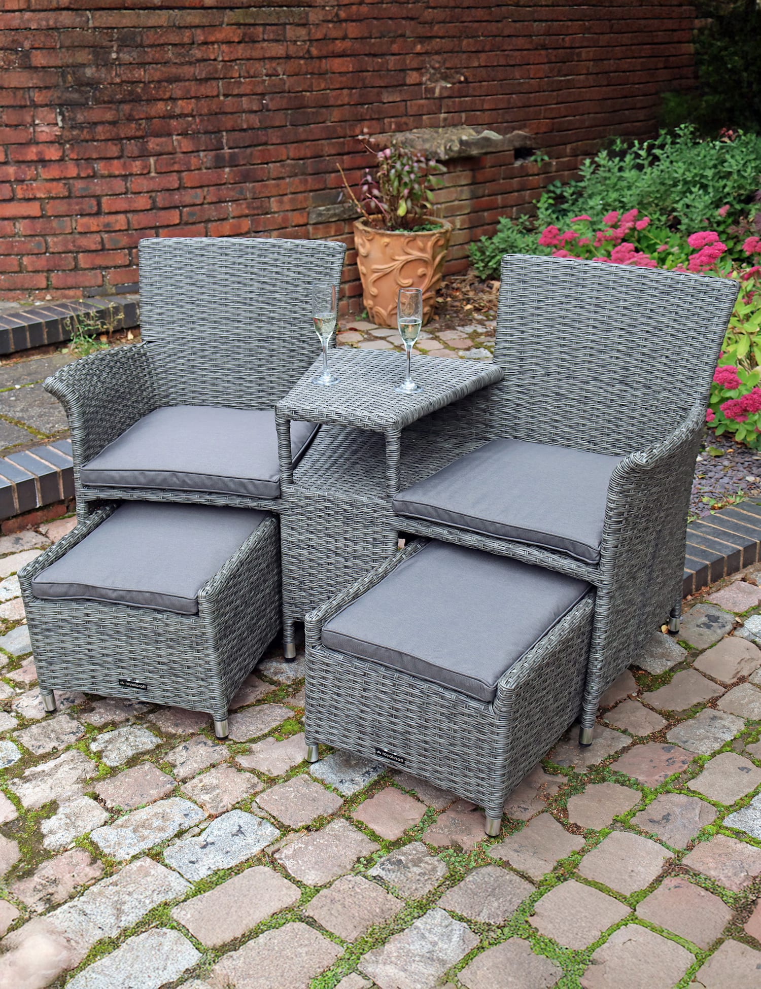 Image of Royalcraft Paris Companion Chairs With Table&hellip;