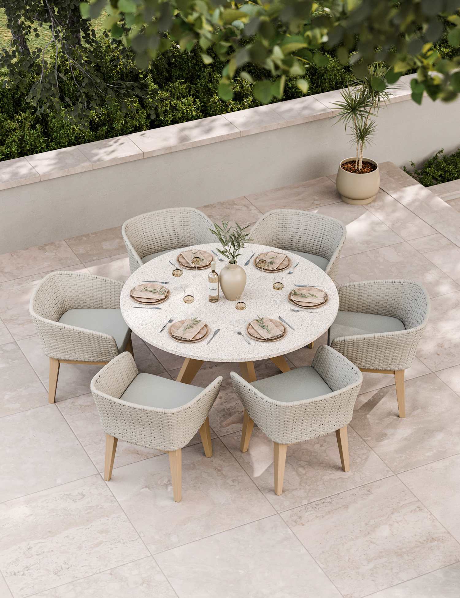Image of Royalcraft Astral 6 Seater Garden Table&hellip;