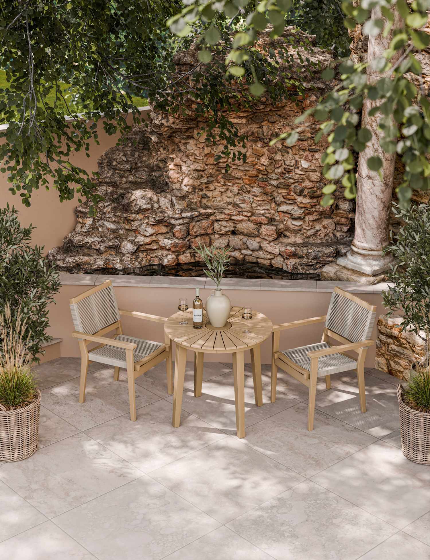 Image of Royalcraft Roma Bistro Table and 2&hellip;
