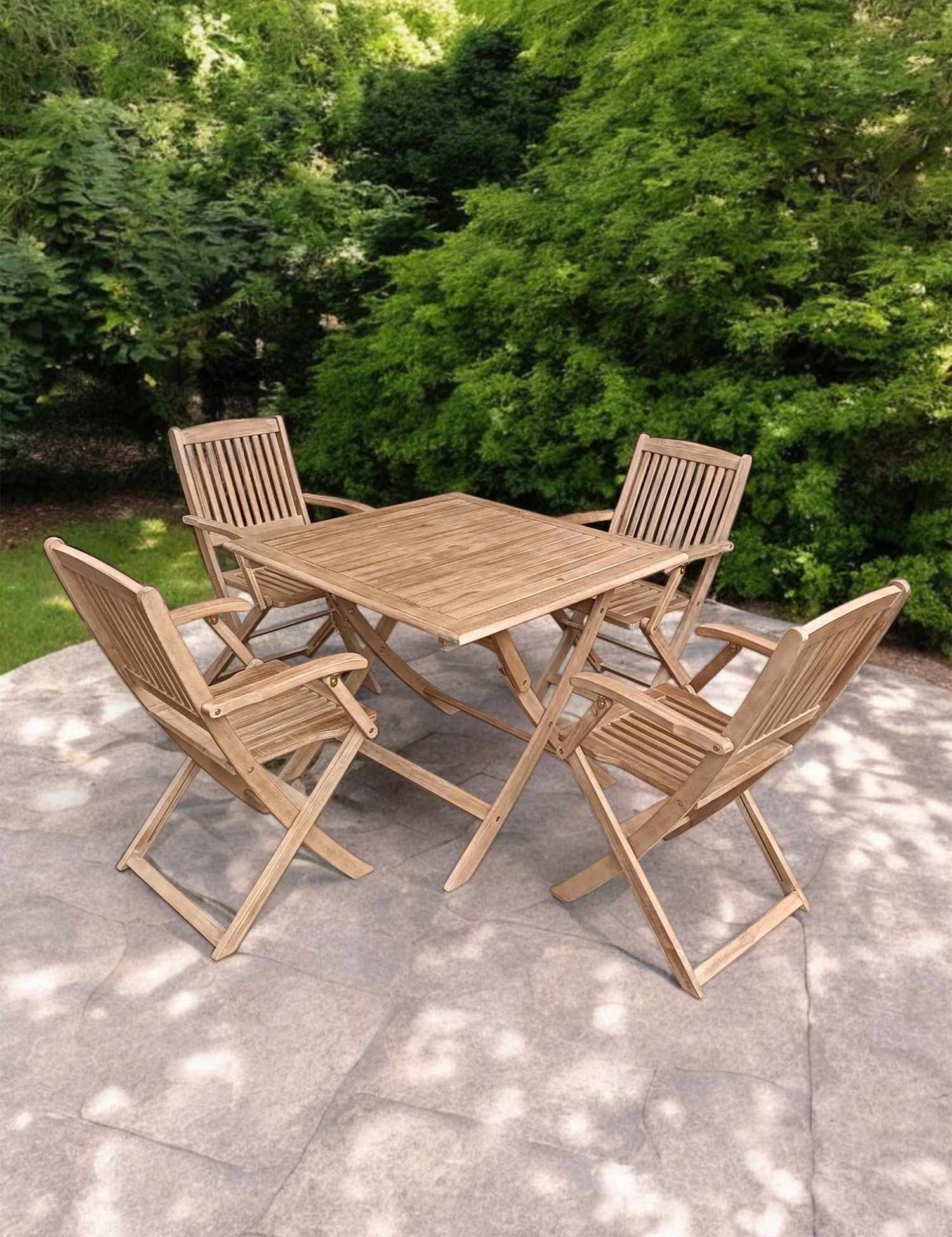 Image of Royalcraft London 4 Seater Dining Set&hellip;