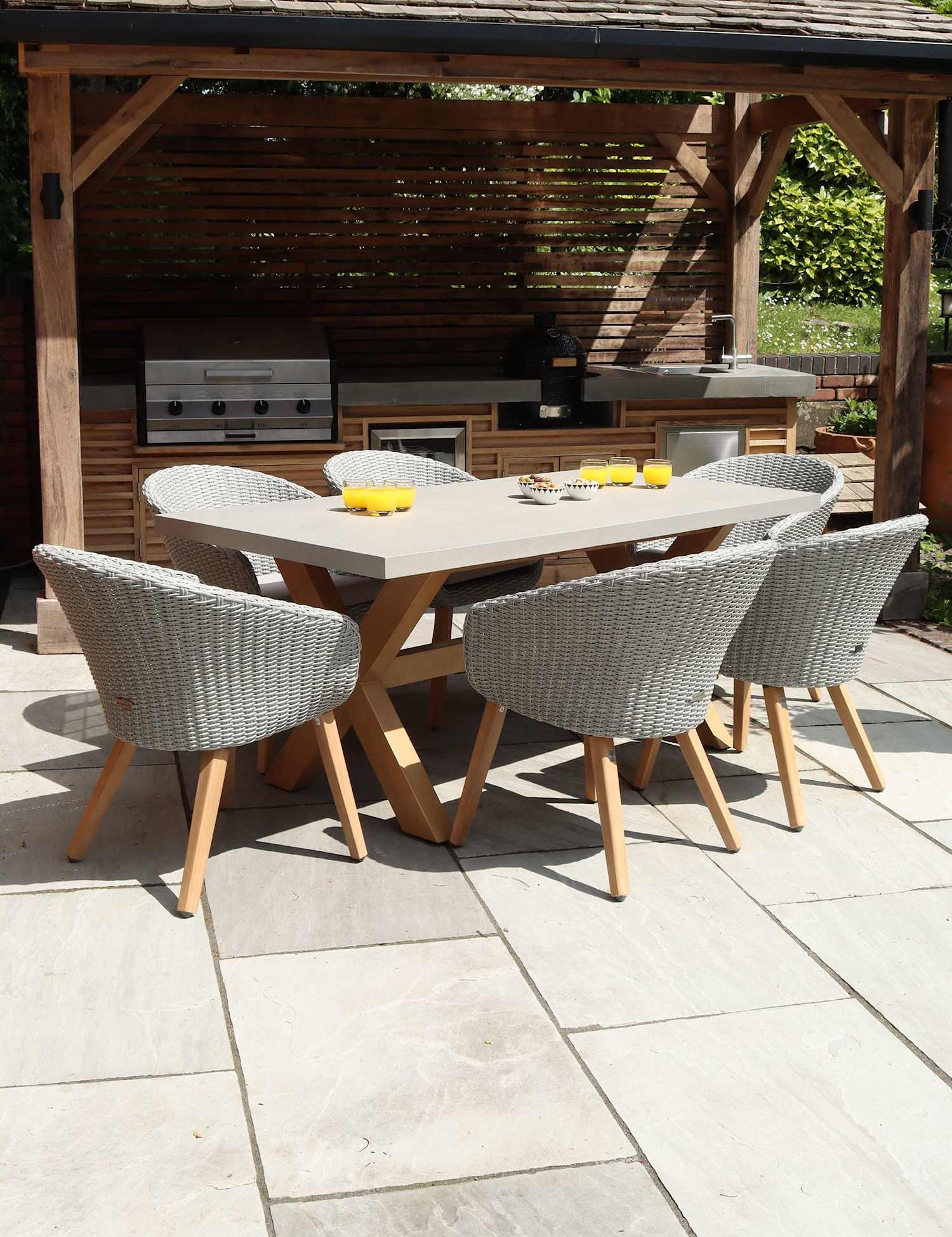 Image of Royalcraft Luna 6 Seater Dining Set&hellip;