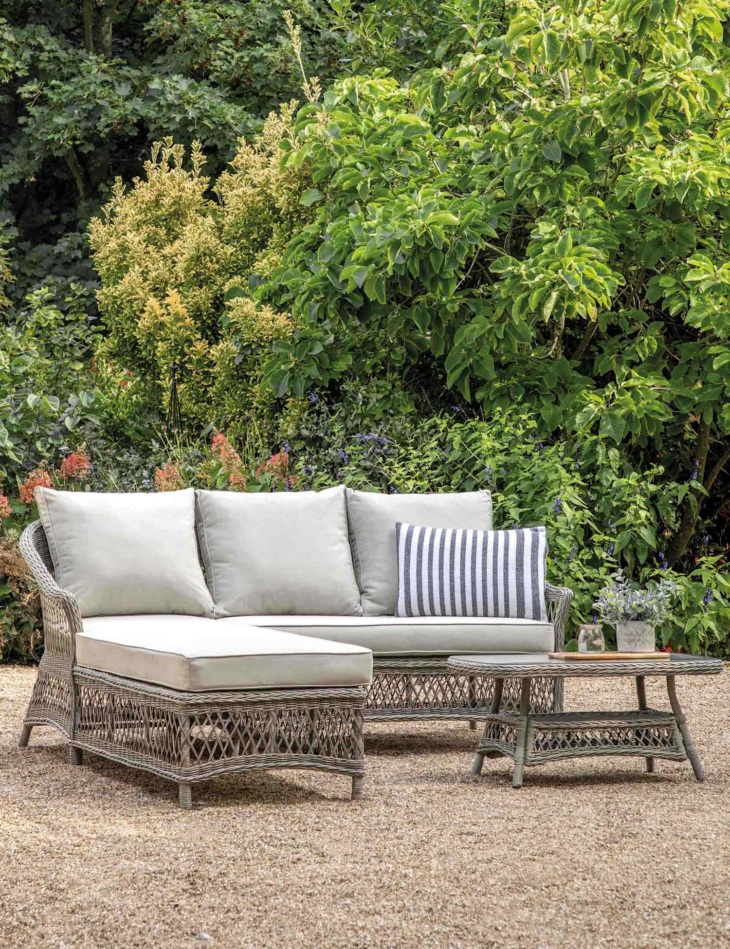 Image of Gallery Direct Menton Lounge Set Grey
