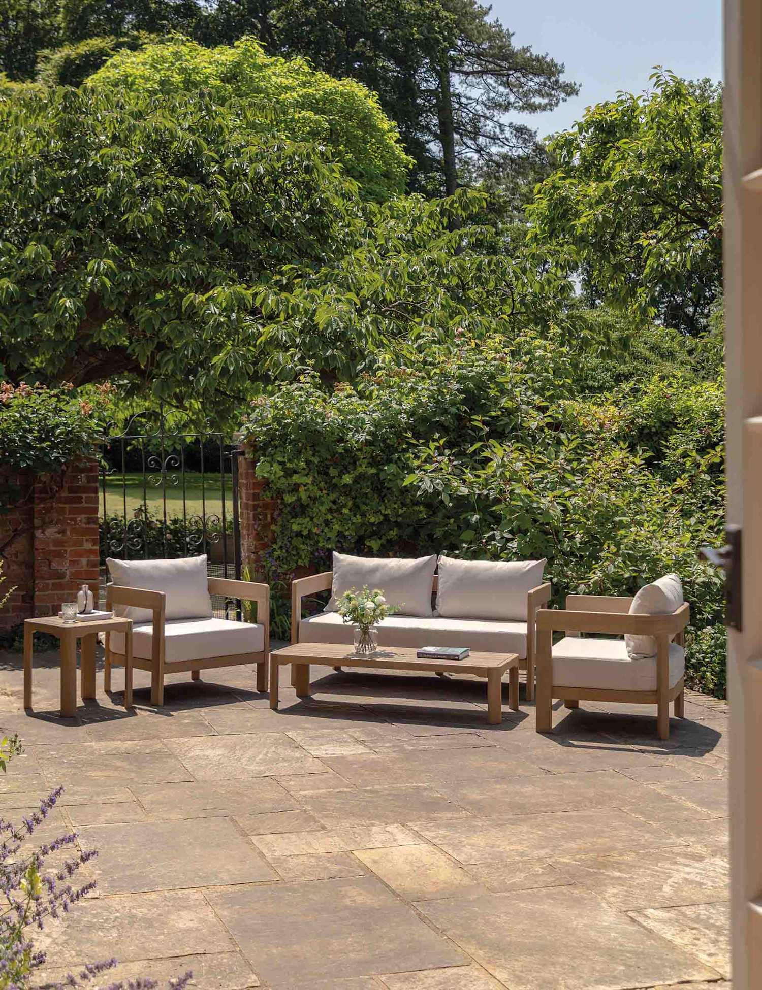Gallery Direct Madeira 4 Seater Lounge Set Beige