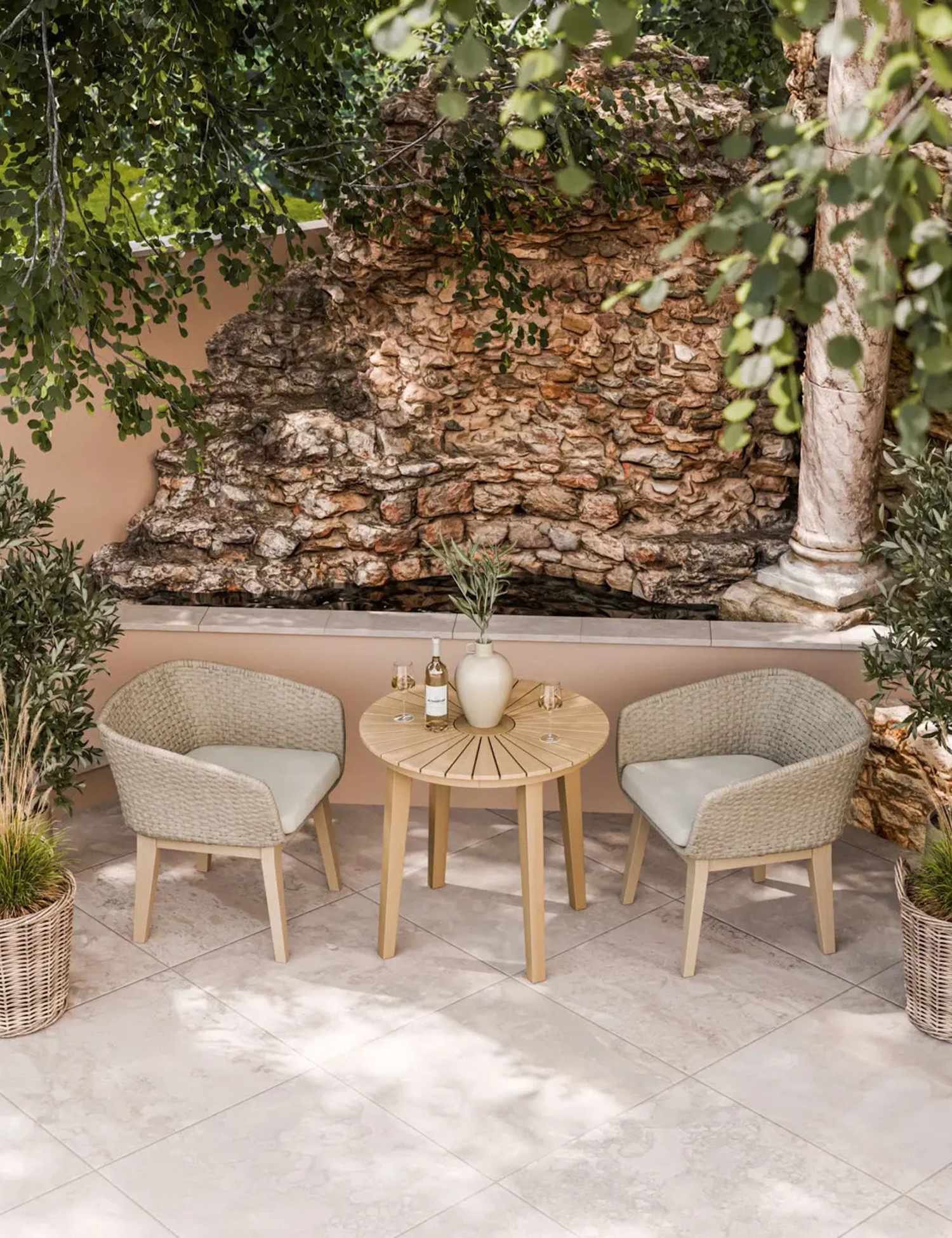 Image of Royalcraft Roma Bistro Table and Eden&hellip;