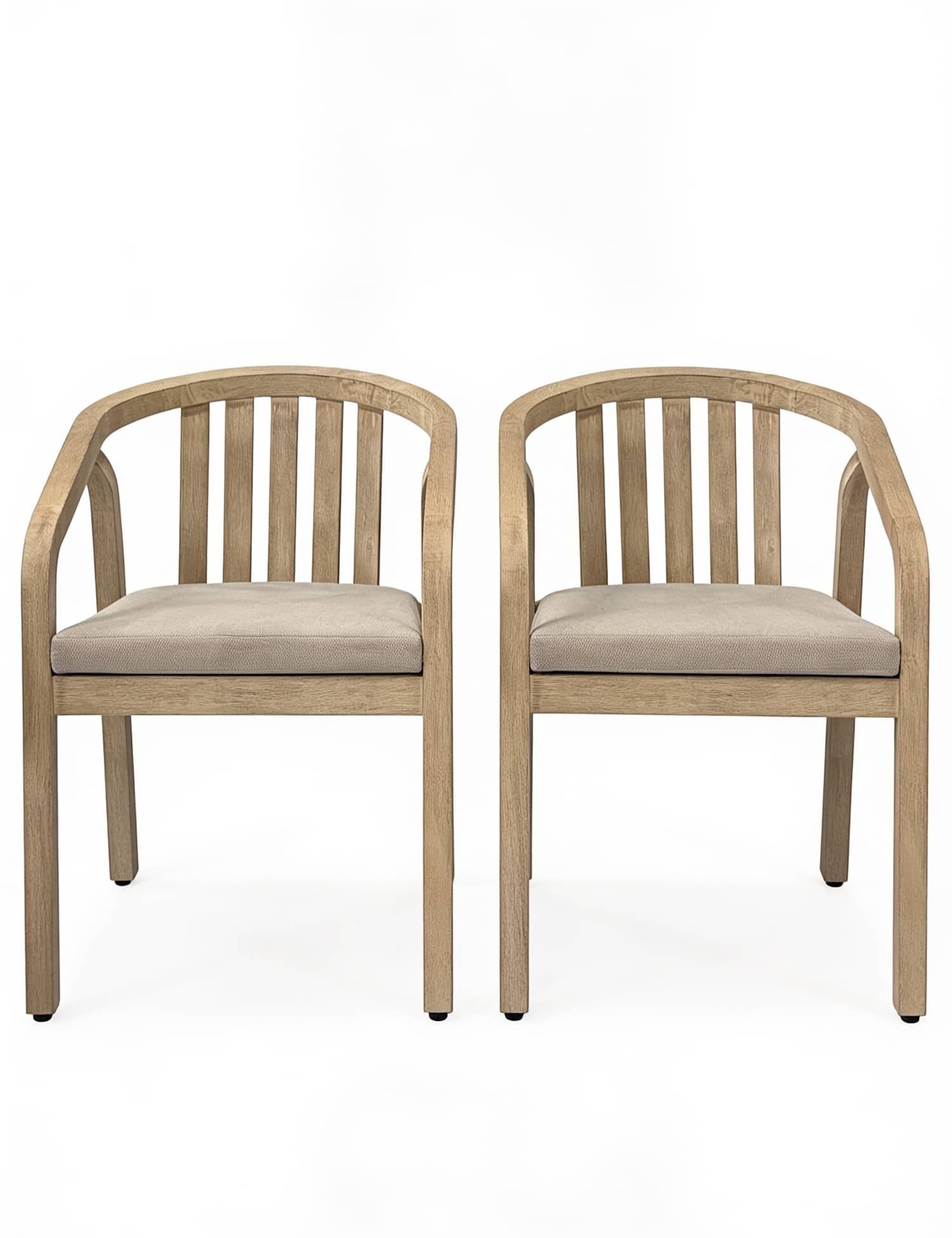 Royalcraft Set of 2 Riven Dining Chairs Natural