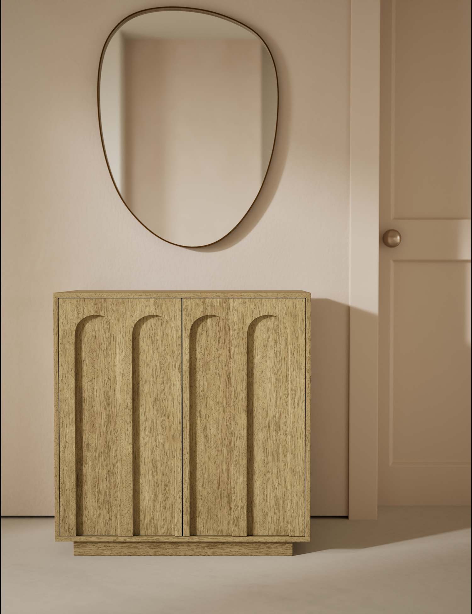 Gallery Direct Oslo 2 Door Sideboard Natural