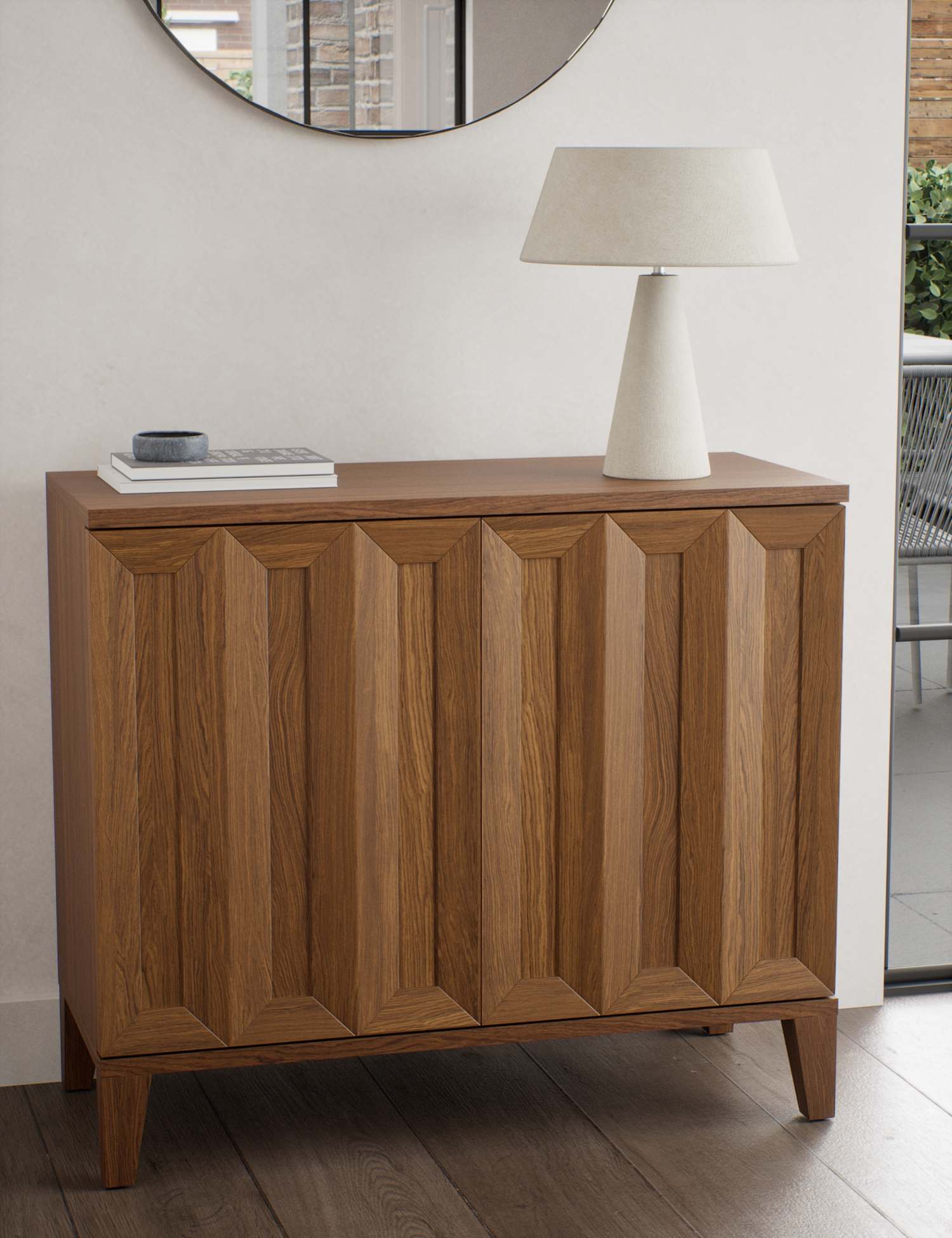 Gallery Direct Block 2 Door Sideboard Natural