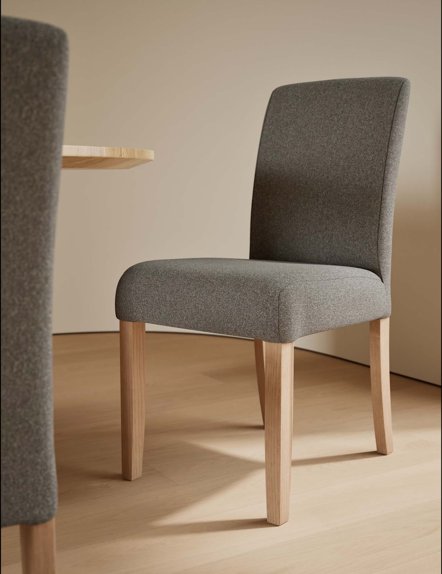Gallery Direct Set of 2 Malton Dining Chairs Charcoal Mix