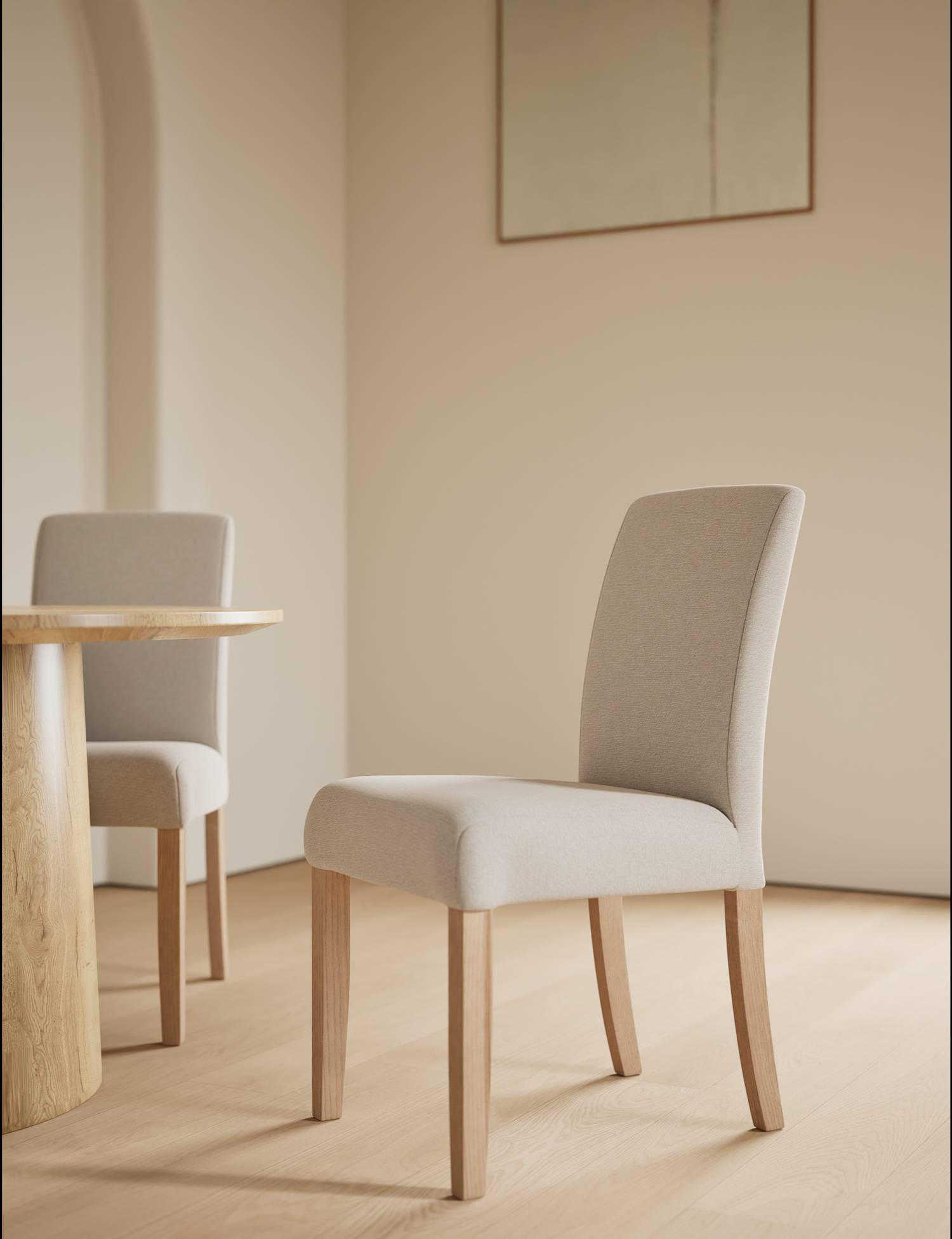 Gallery Direct Set of 2 Malton Dining Chairs Natural