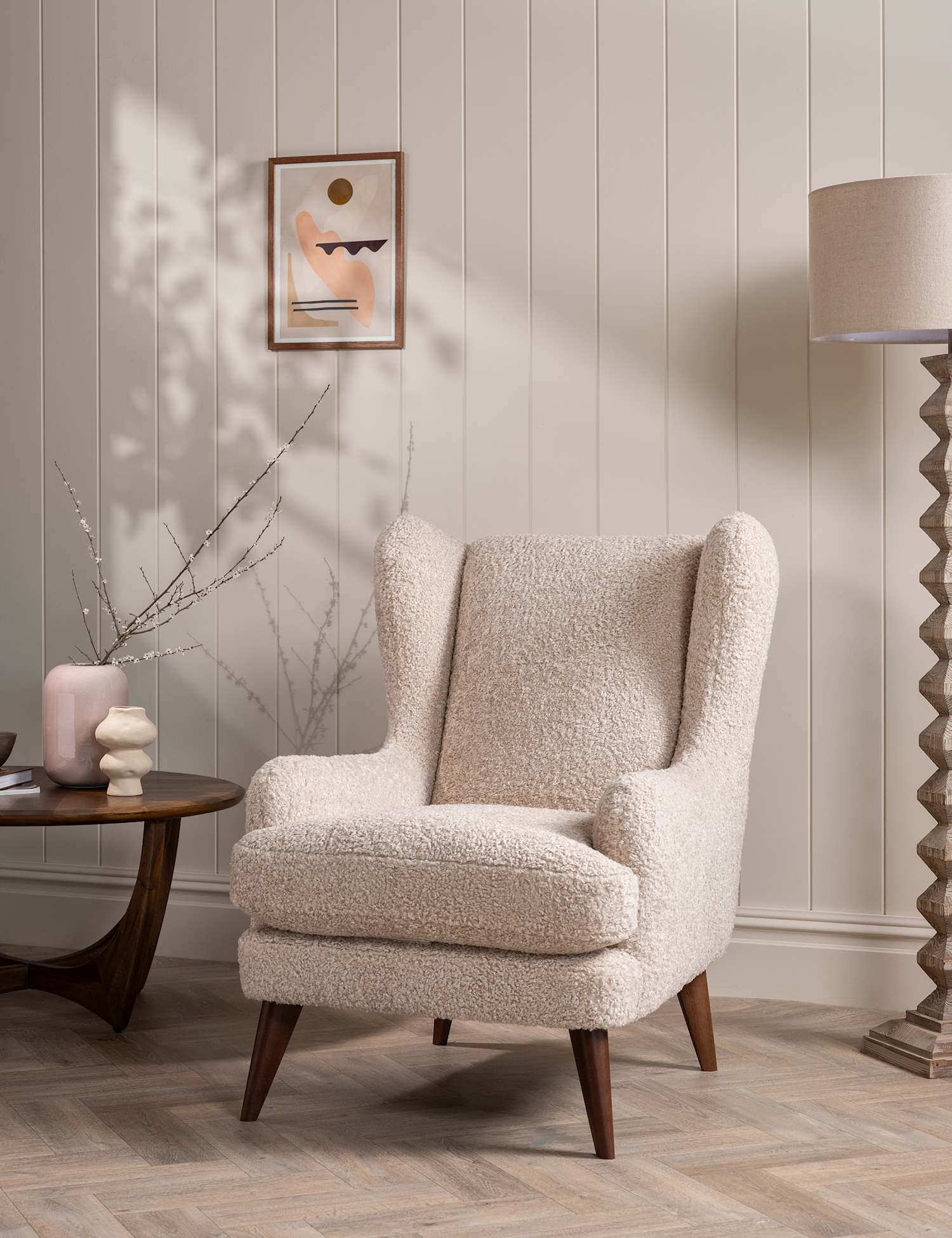BARKER AND STONEHOUSE Sven Armchair Cream