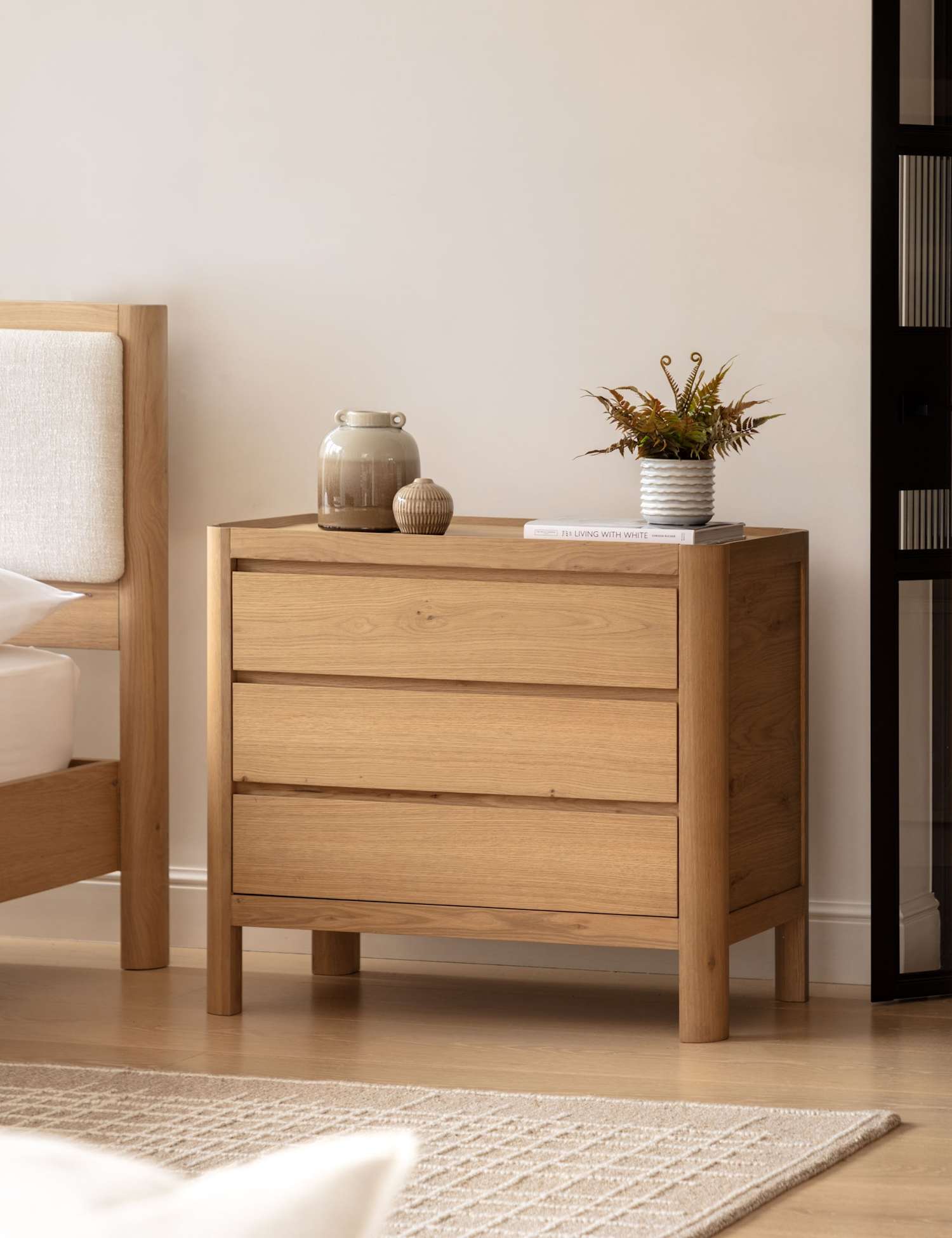 Gallery Direct Ember 3 Drawer Chest Natural