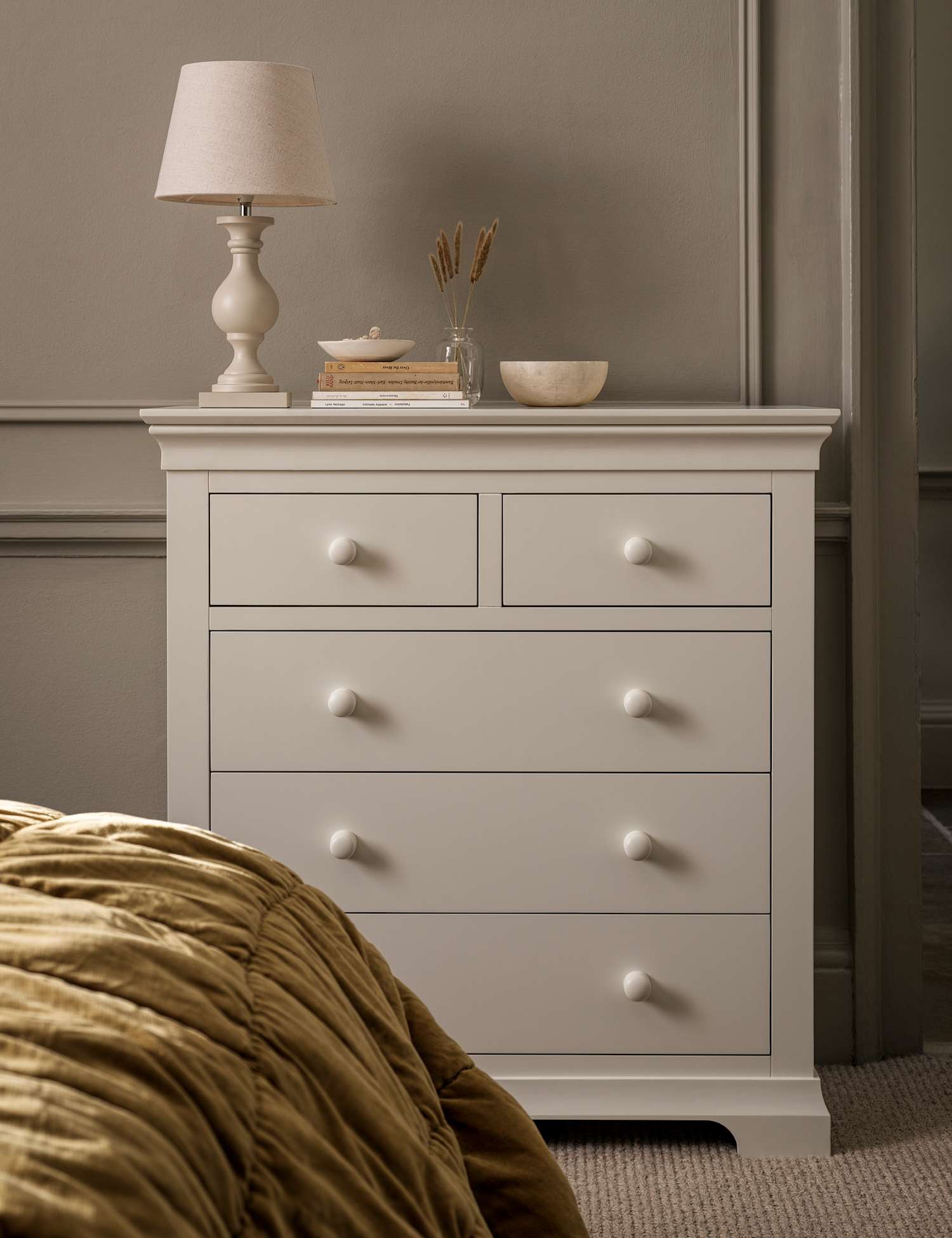 Cotswold Company Chantilly 5 Drawer Chest White
