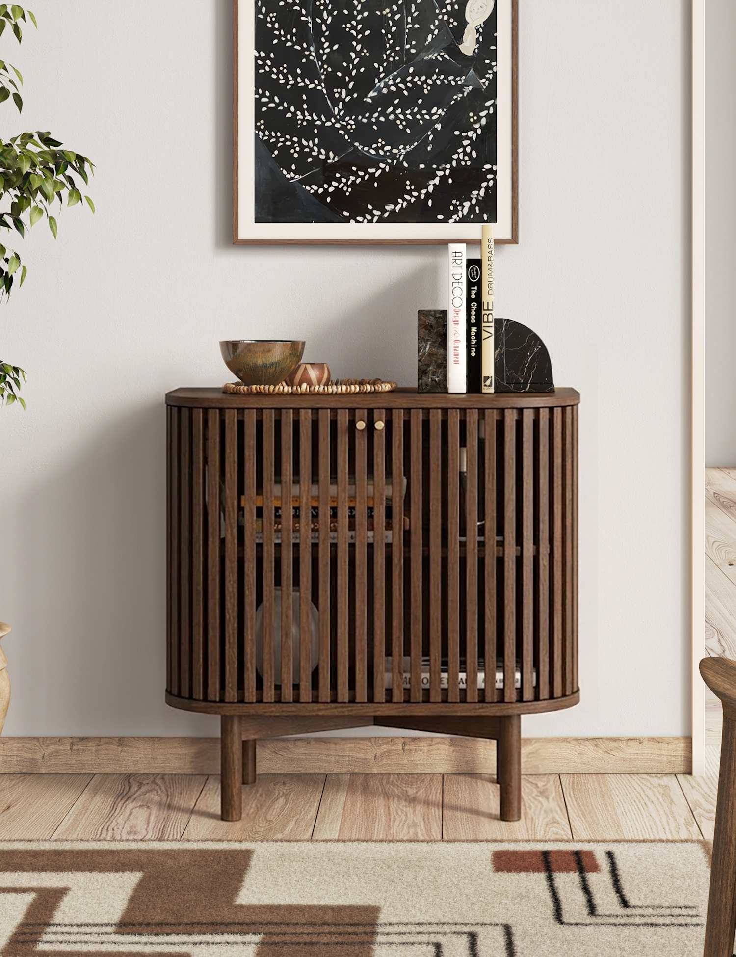 Corndell Soho Small Cupboard Brown