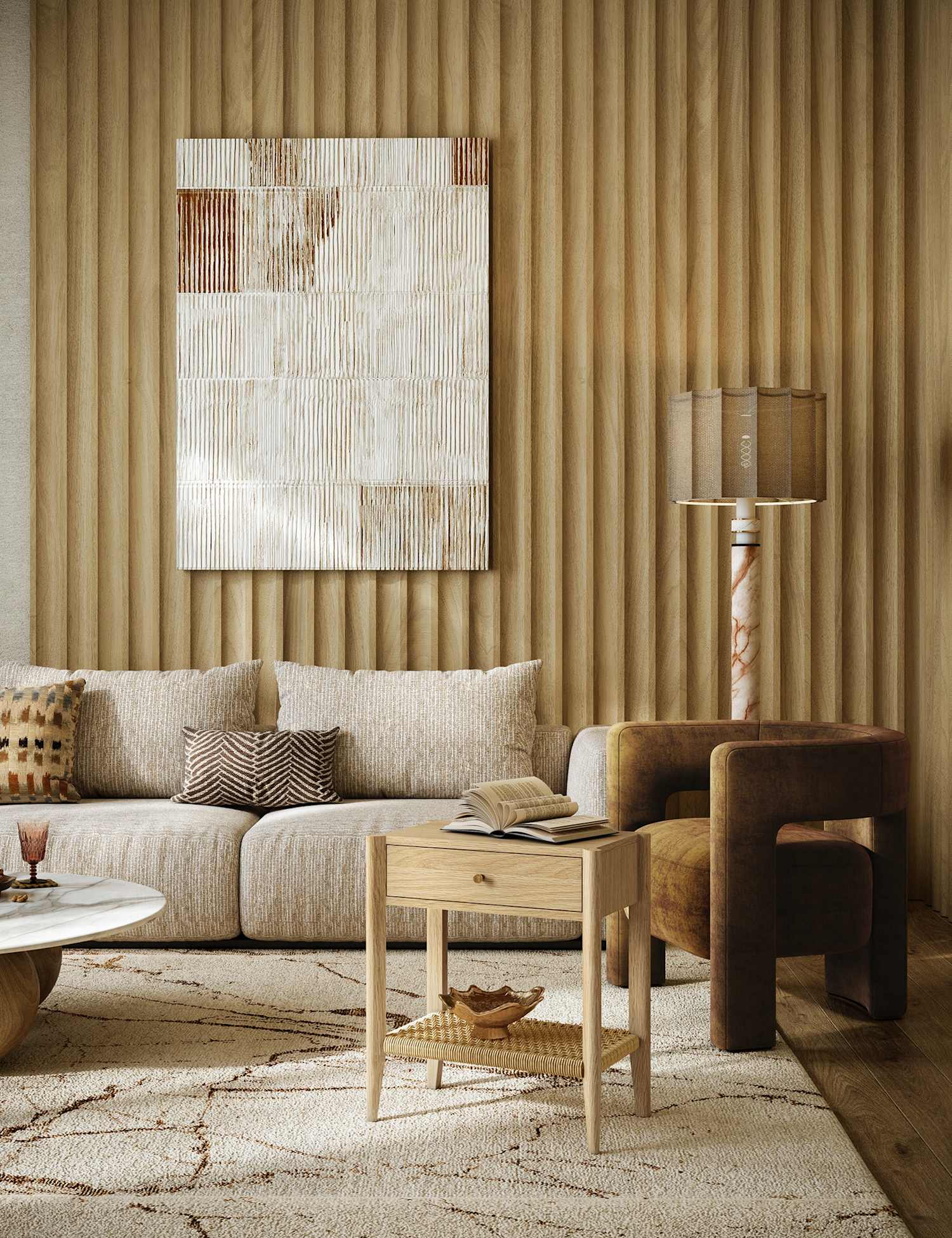 Corndell Sicily Side Table Natural