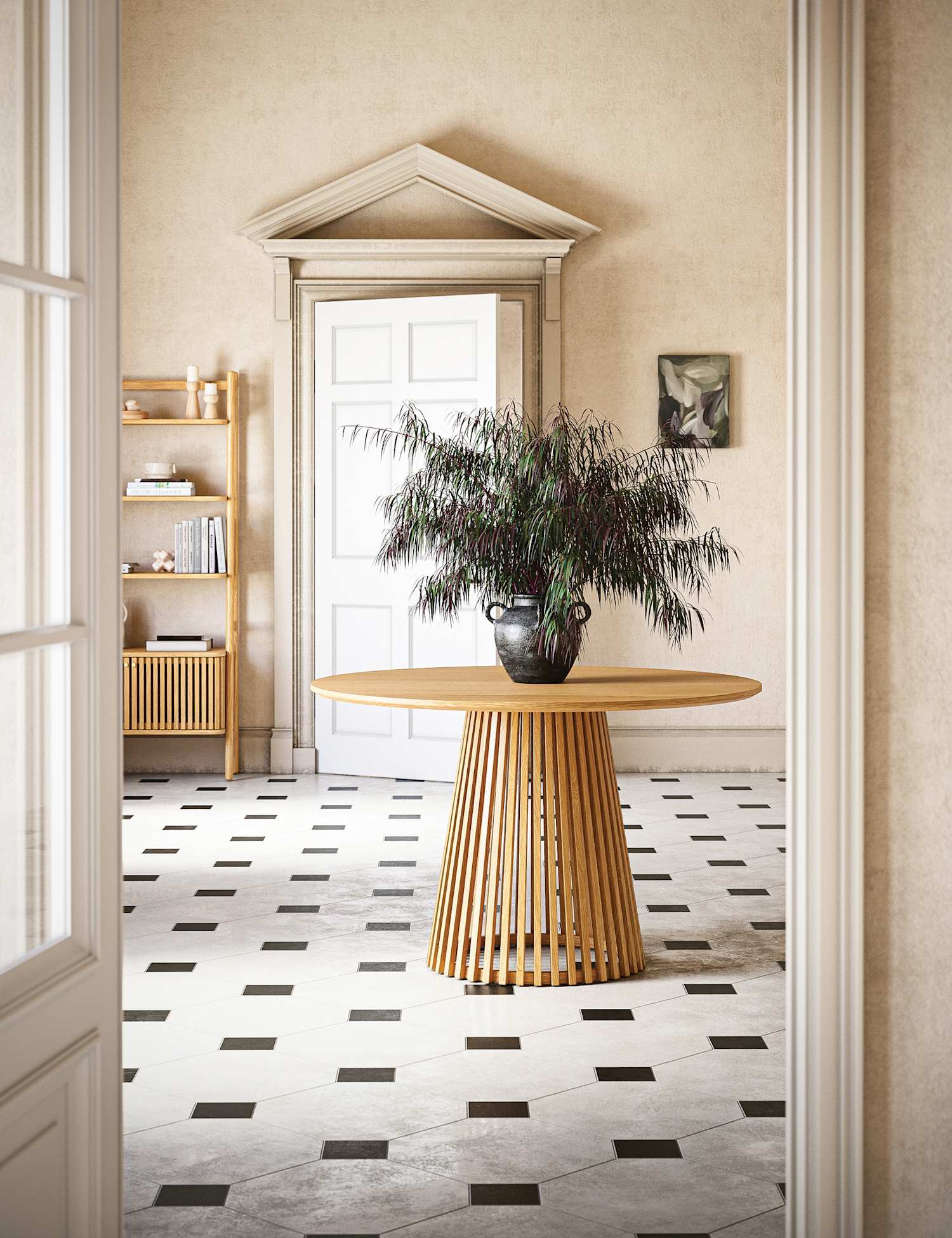 Corndell Soho Round Dining Table Natural