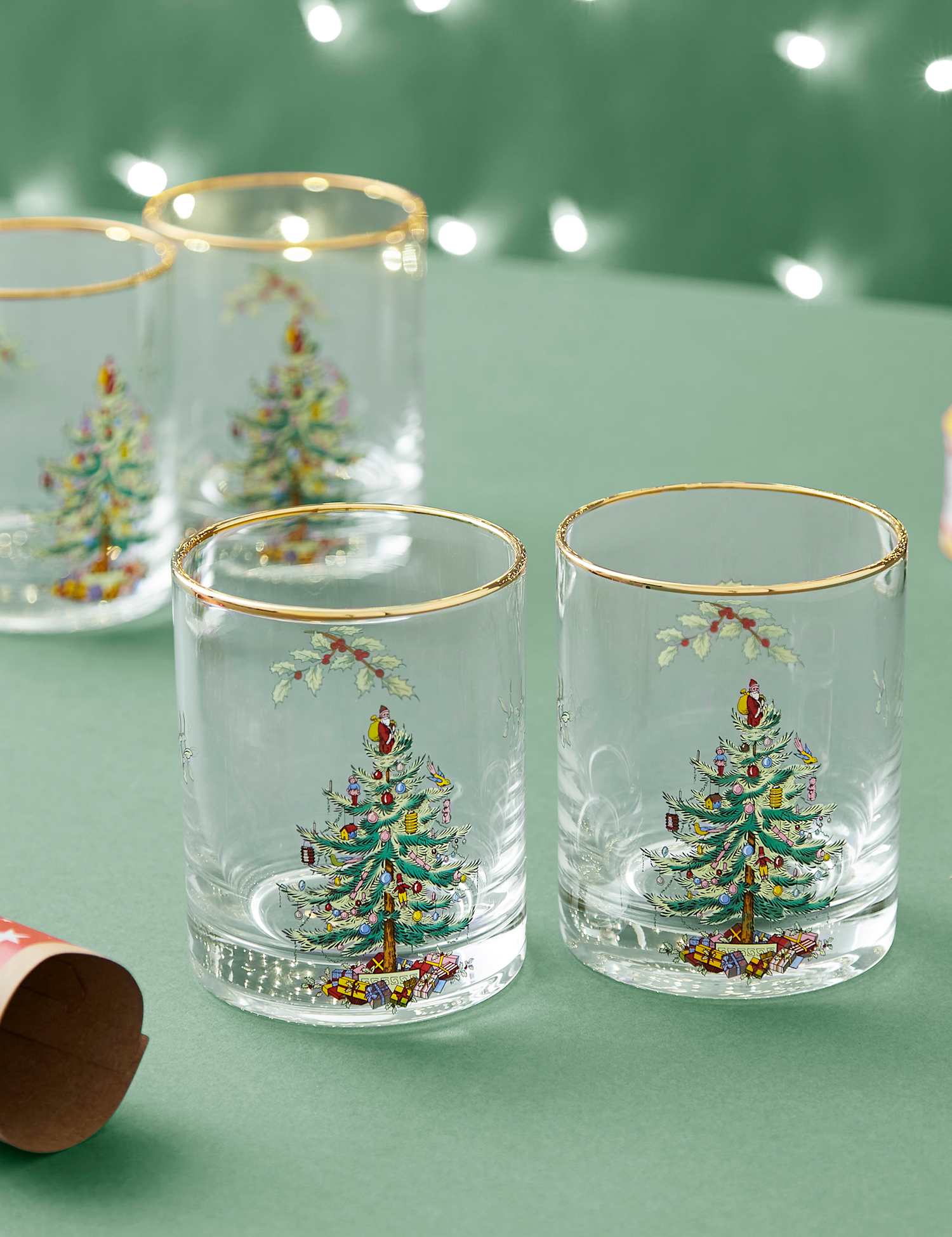 Image of Spode Set of 4 Christmas Tree&hellip;