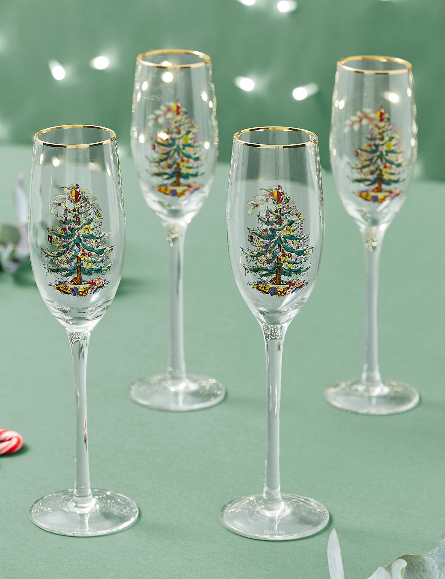 Image of Spode Set of 4 Christmas Tree&hellip;