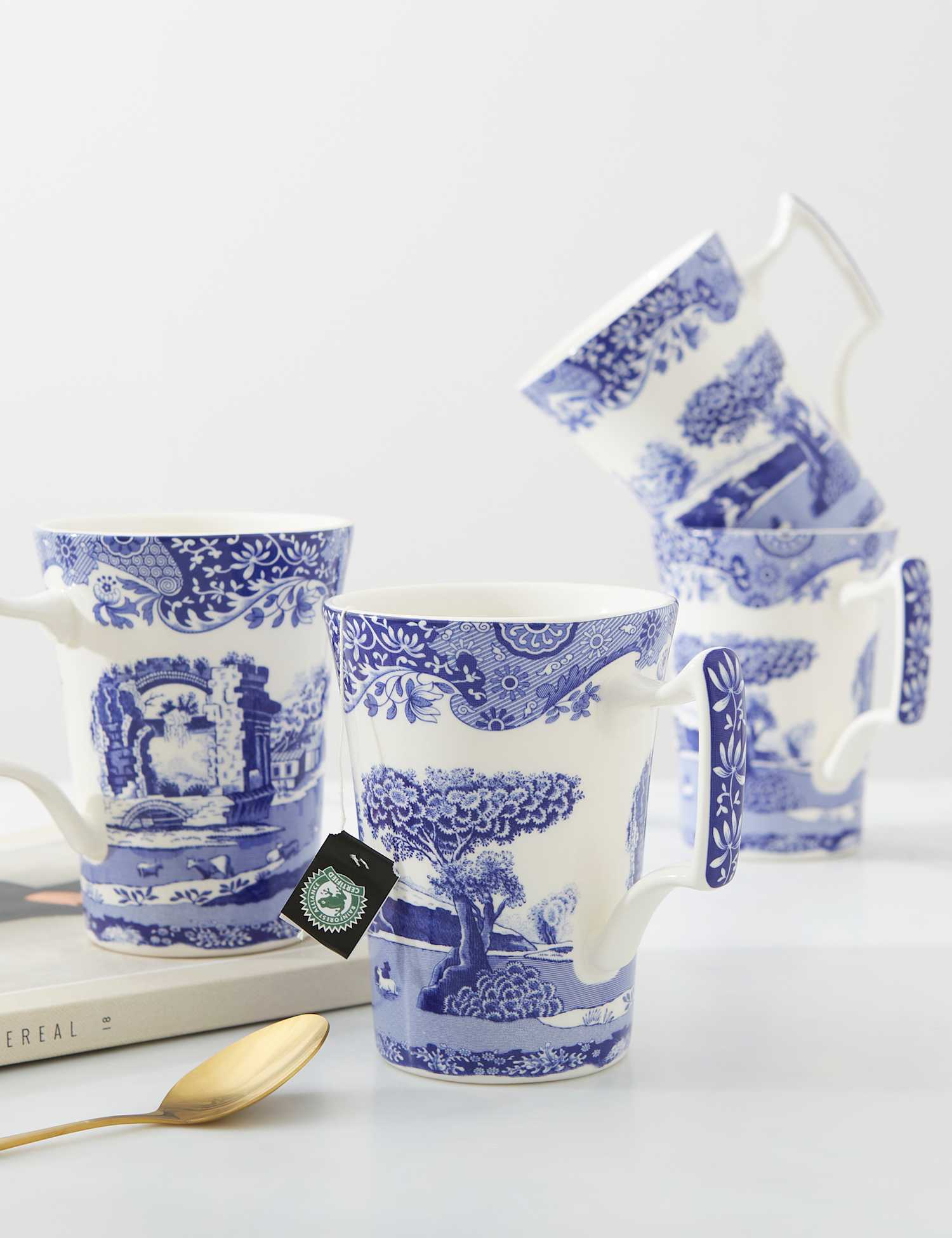 Image of Spode Set of 4 BIue Italian&hellip;