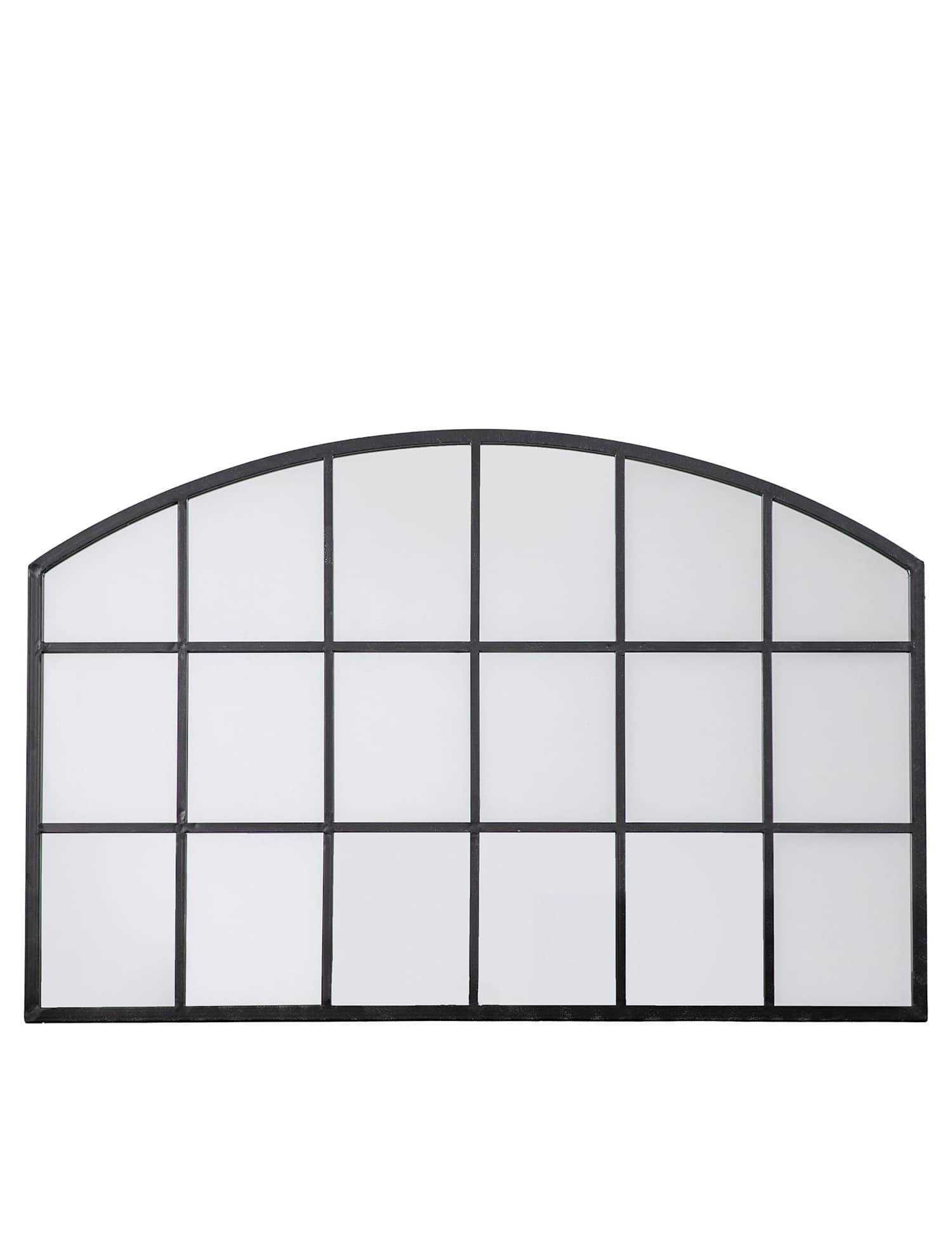 Gallery Direct Wingham Arch Large Wall Mirror Black