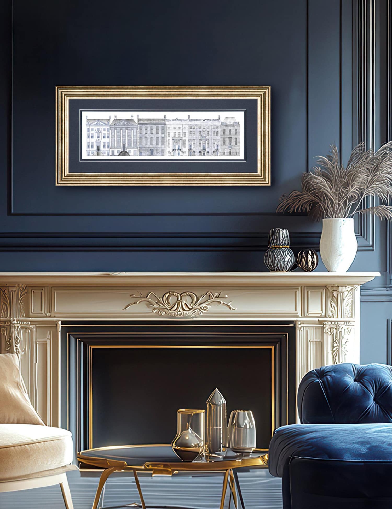 Gallery Direct Age of Distinction Rectangle Framed Art Multi