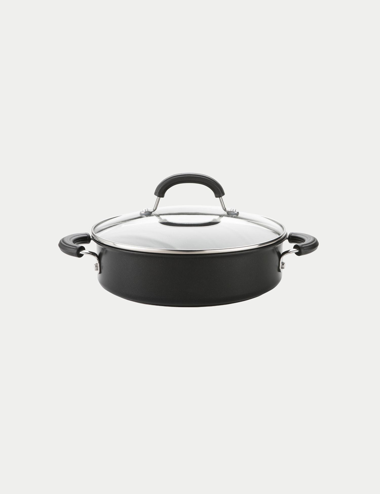 Image of Circulon Aluminium 24cm Casserole Dish Black