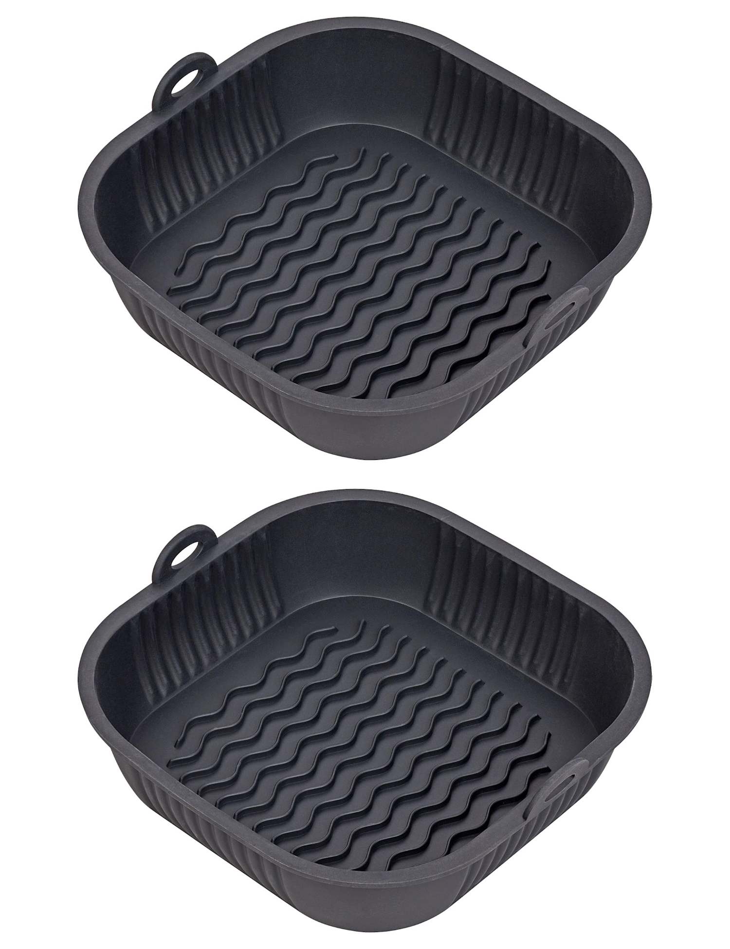 Tala Set of 2 Silicone 22cm Air Fryer Liners Black