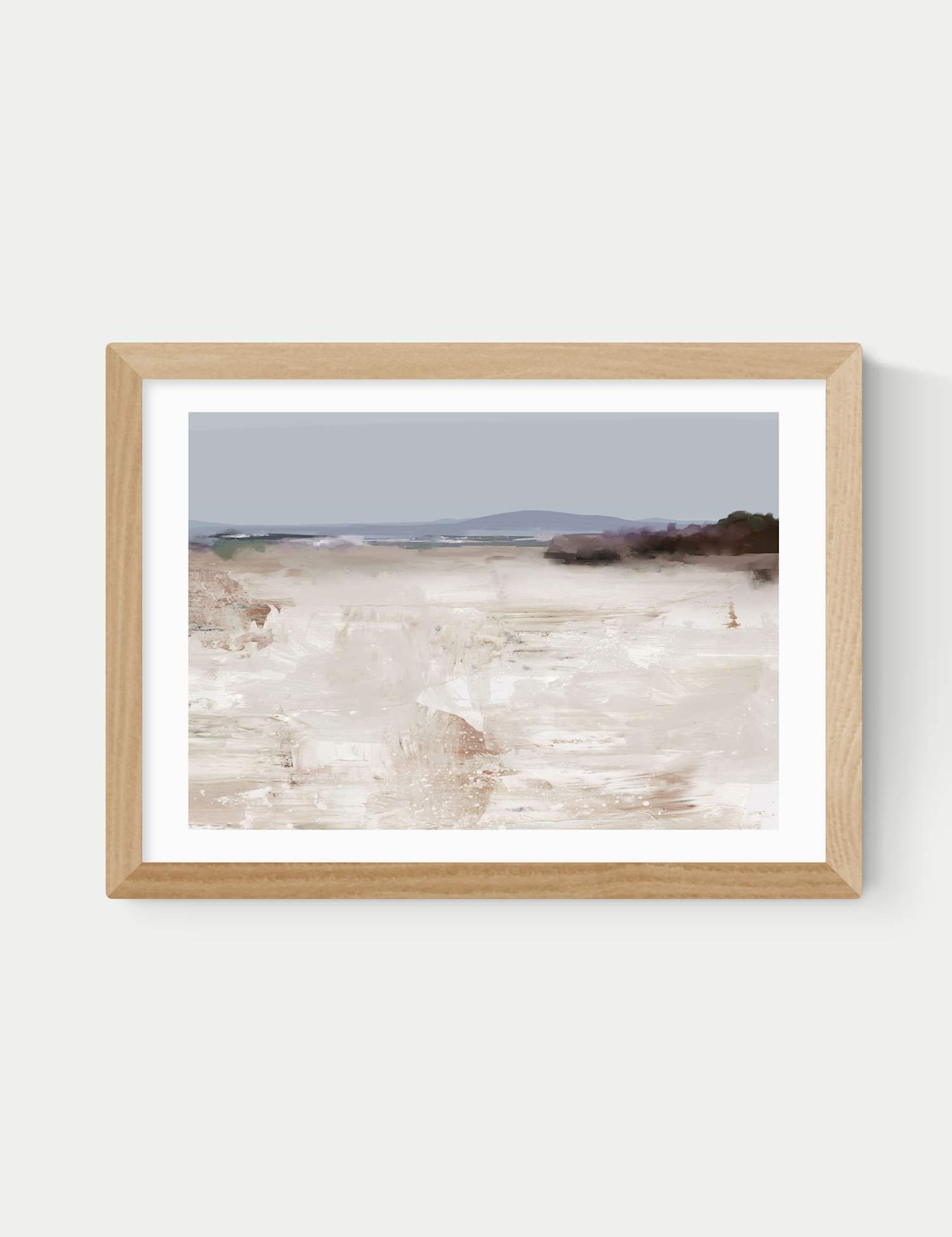 East End Prints Cali Framed Art Print Natural