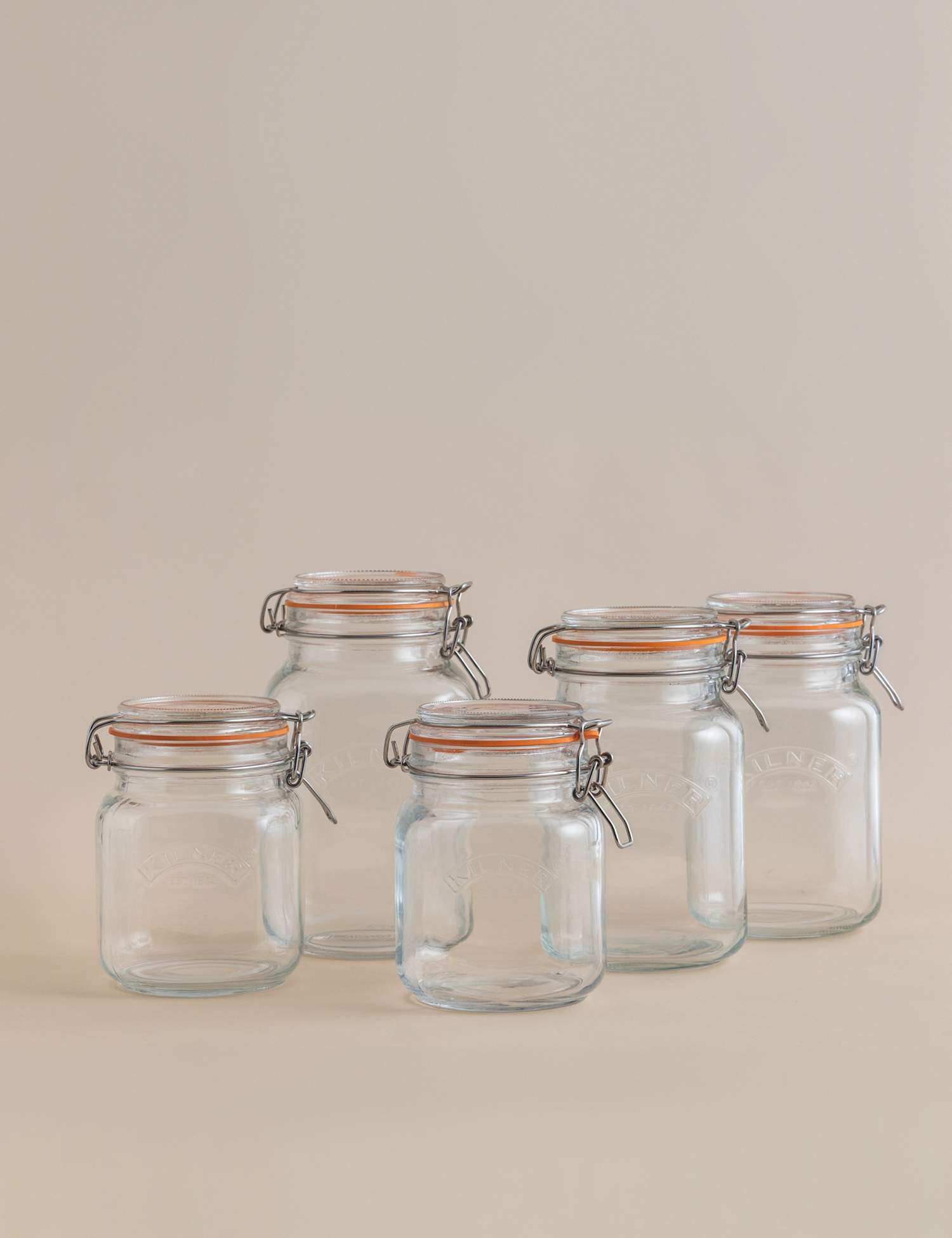 Image of Kilner Set of 5 Square Clip&hellip;