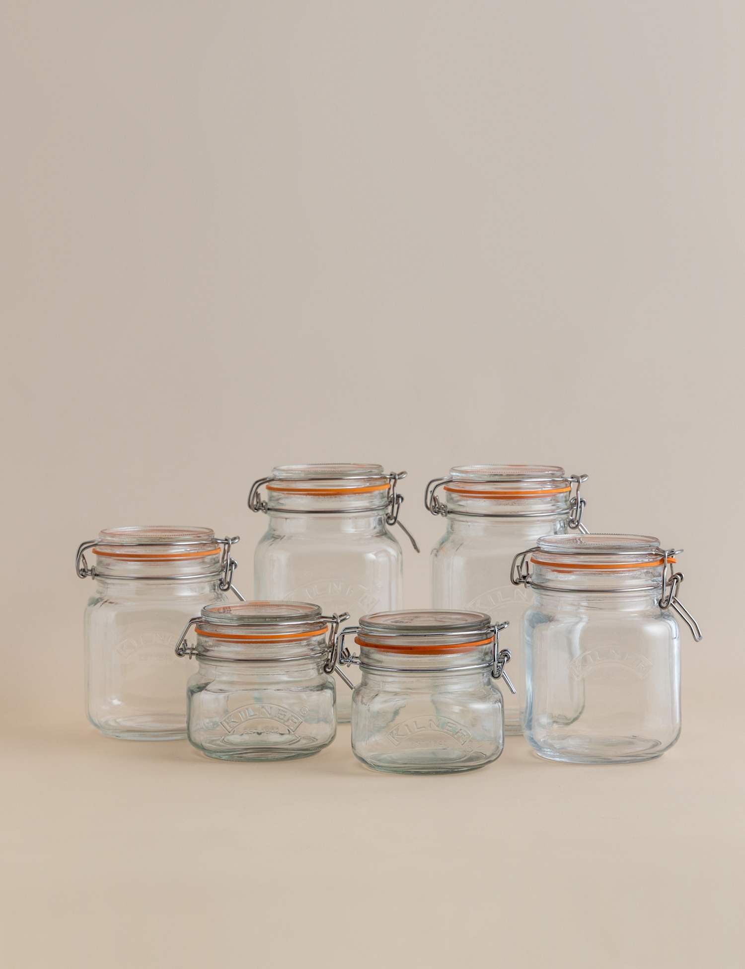 Image of Kilner Set of 6 Square Clip&hellip;