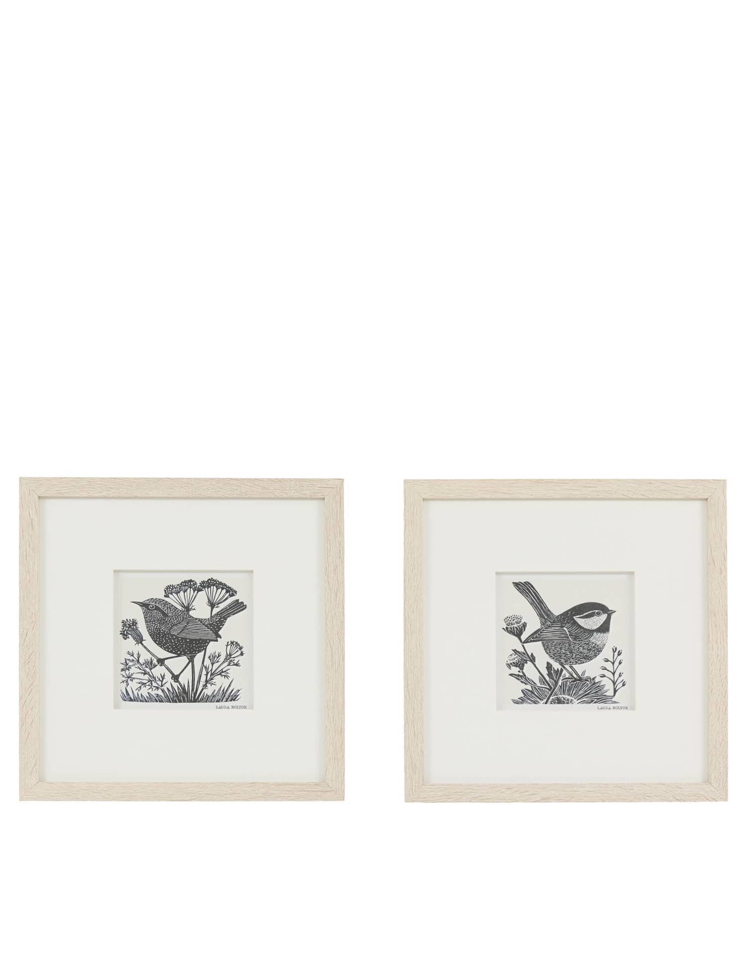 Gallery Direct Set of 2 Rural Studies I Framed Art Black Mix
