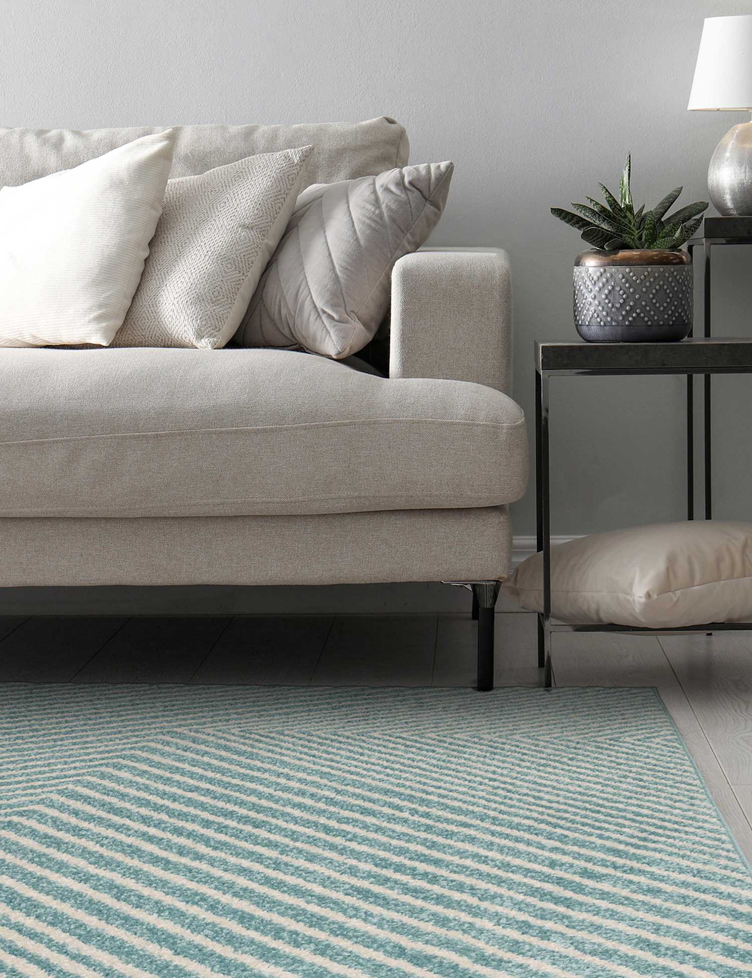 Asiatic Muse Cross Flatweave Rug Blue