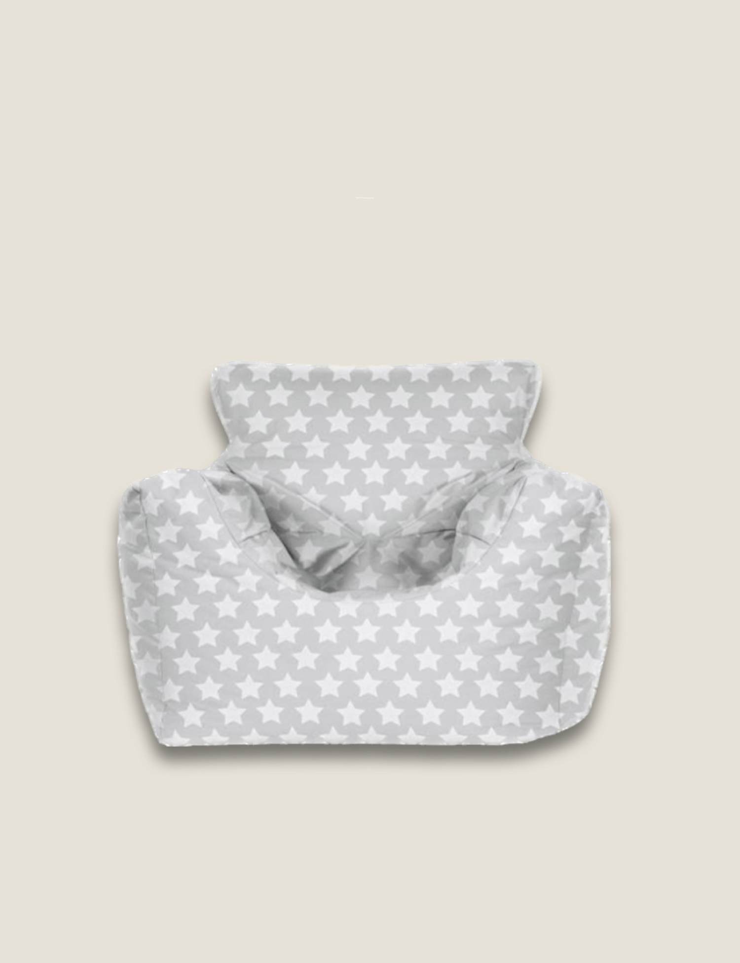 Kaikoo Star Beanbag Chair Silver Grey