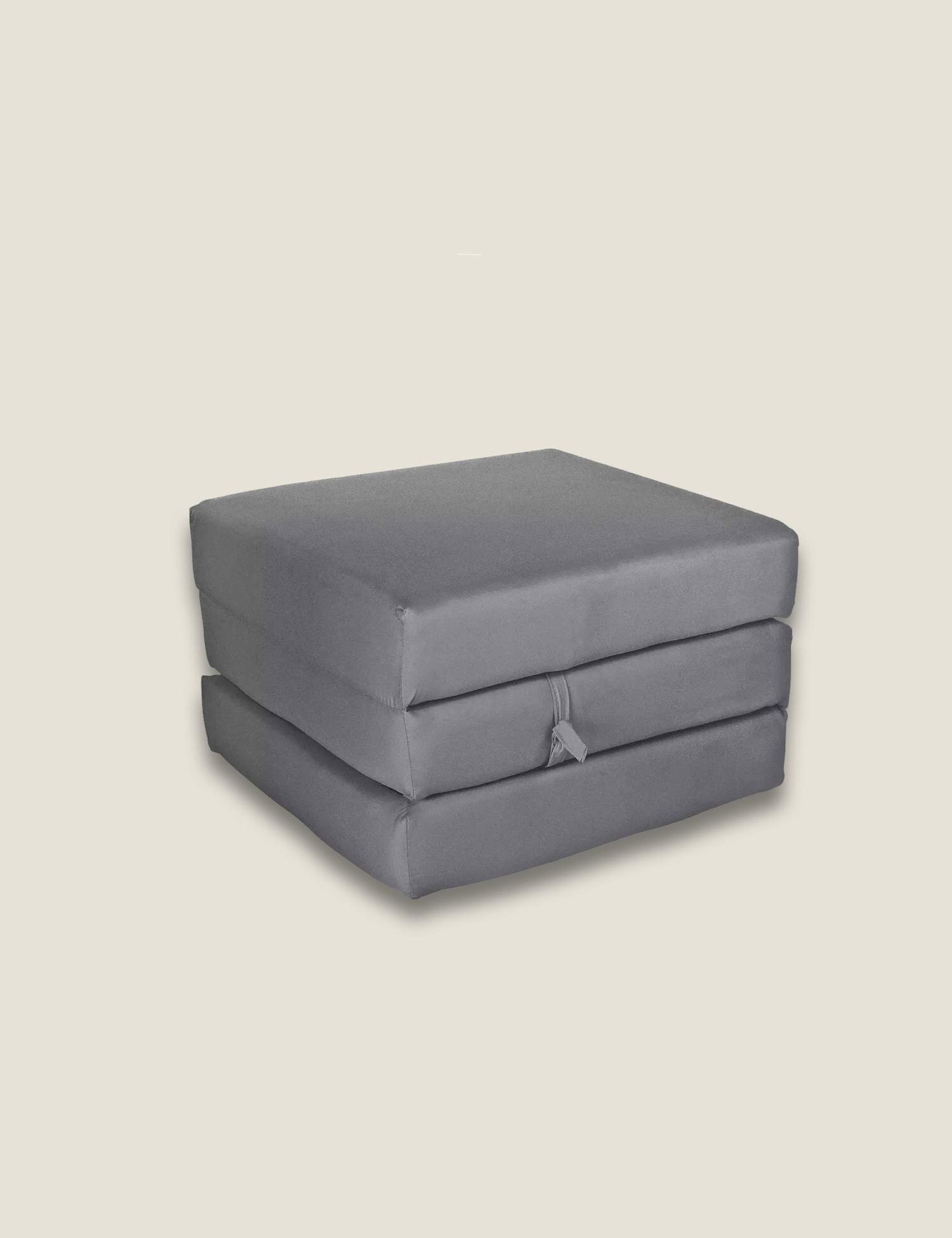 Kaikoo Grey Single Cube Chairbed Grey