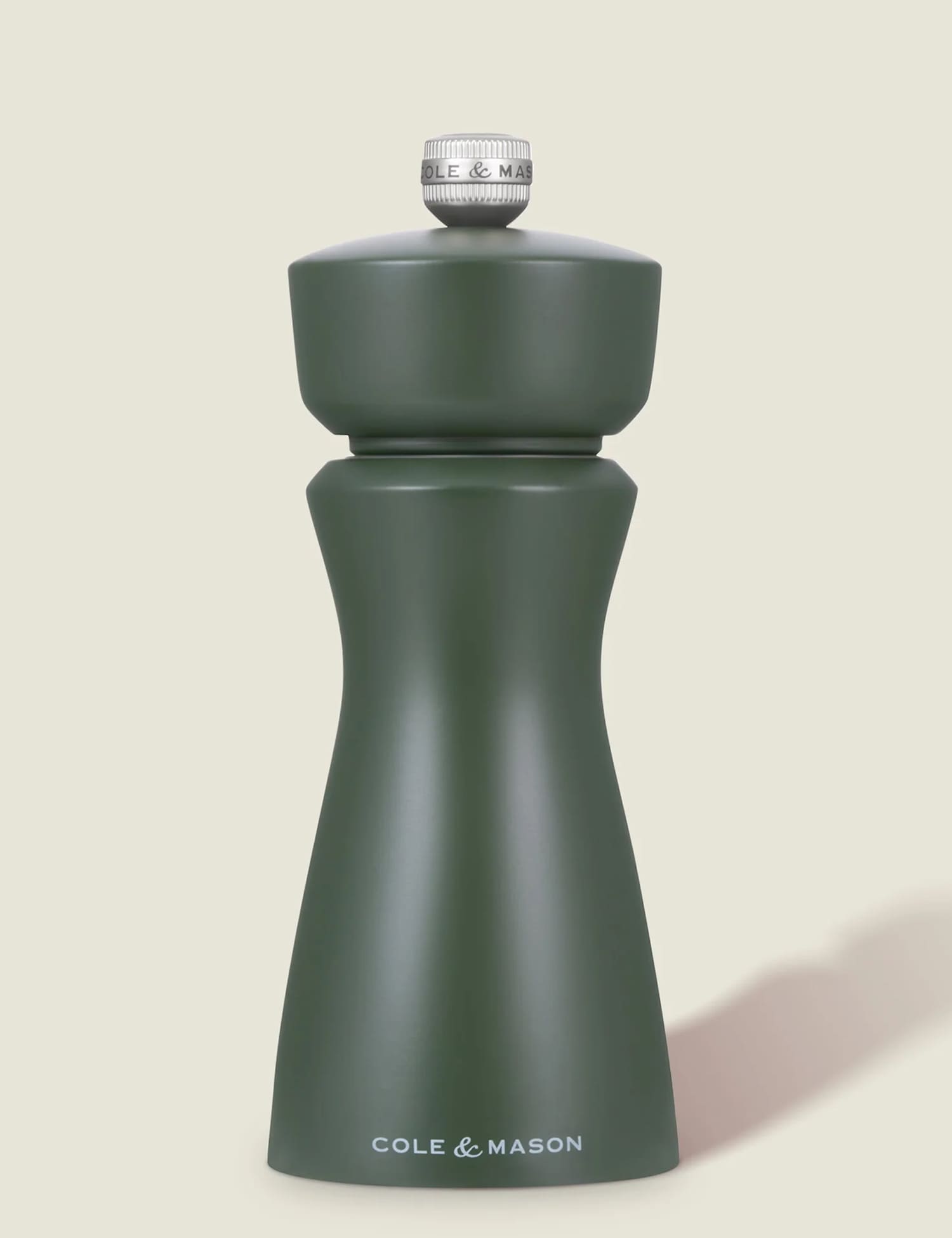 Cole & Mason Ceramic Dual Use Salt or Pepper Mill 150mm Green