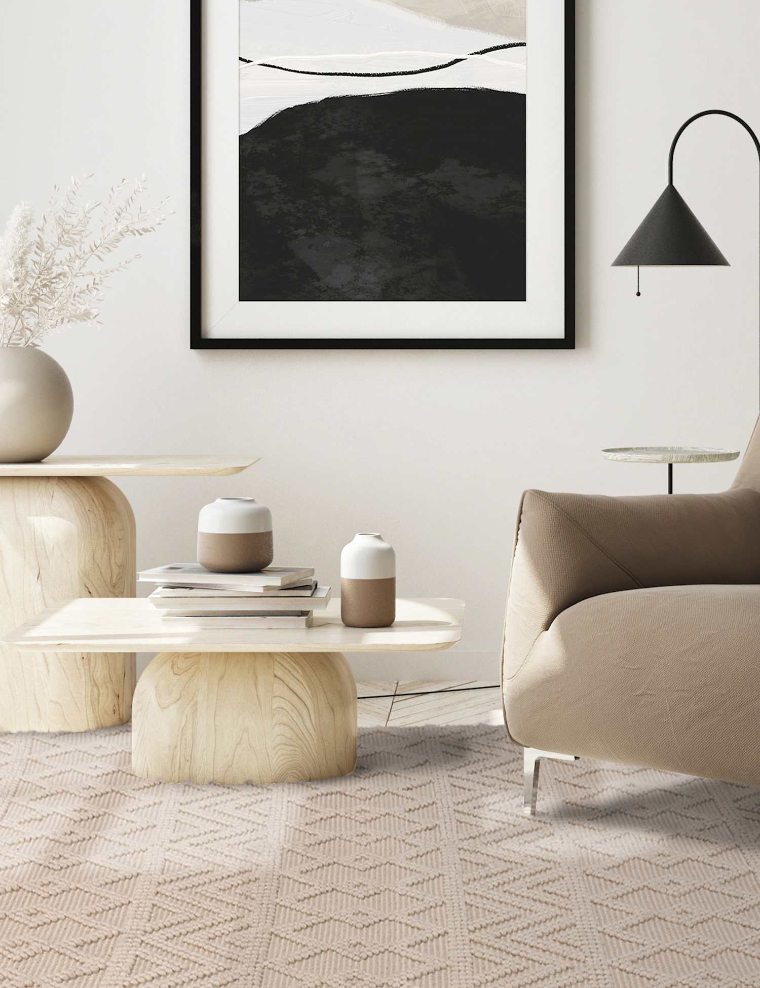 Asiatic Asra Pure Wool Rug Ivory