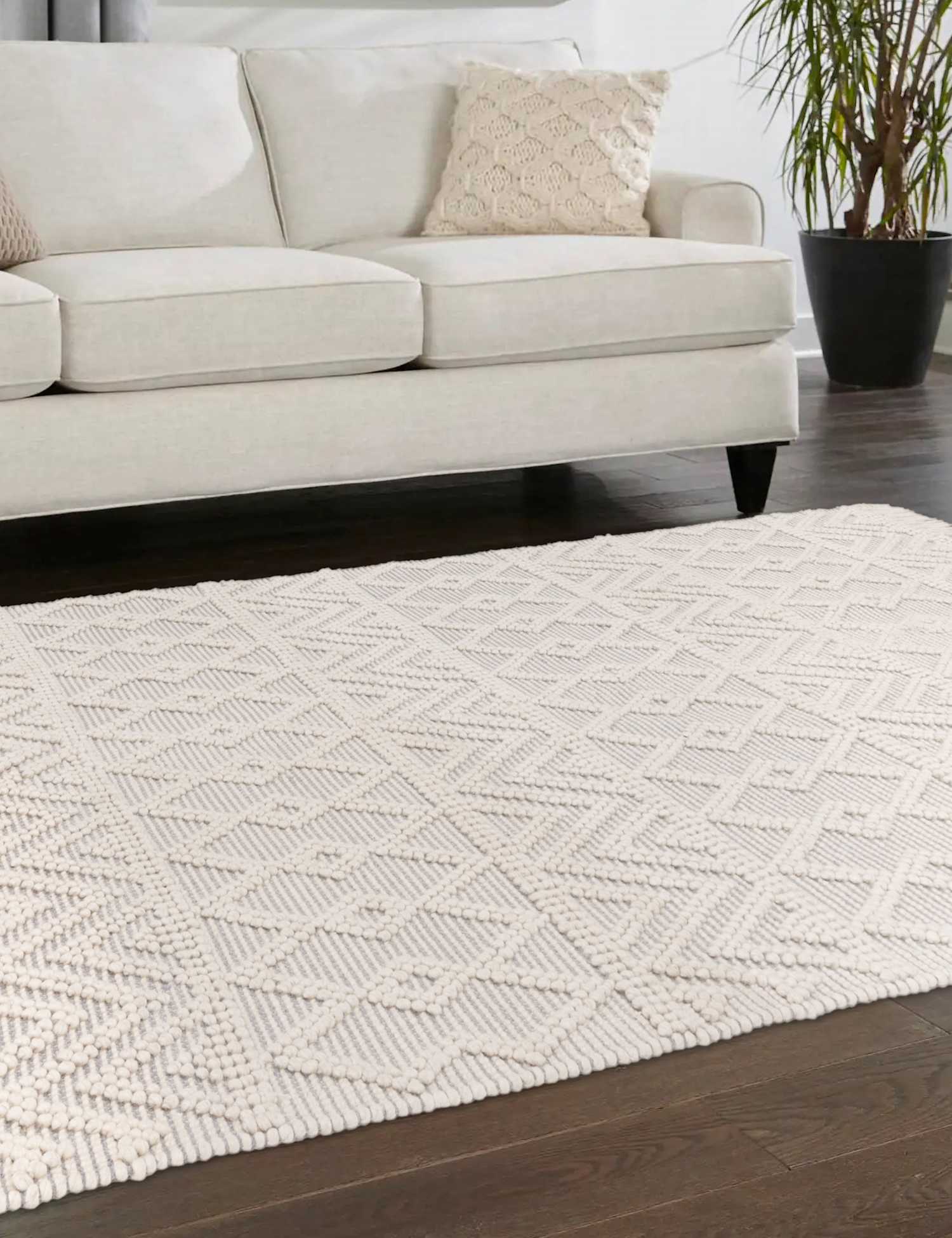 Asiatic Asra Pure Wool Rug Grey Marl
