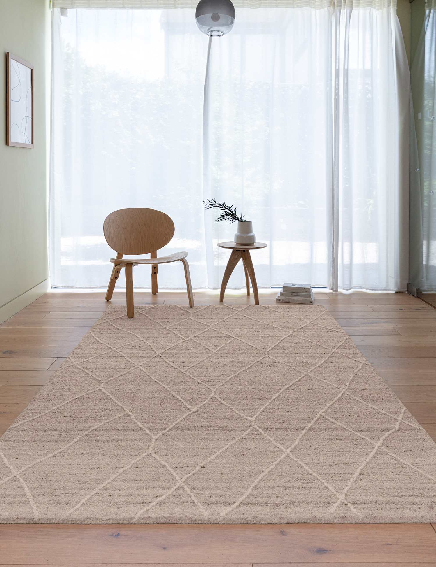 Asiatic Noah Pure Wool Rug Beige