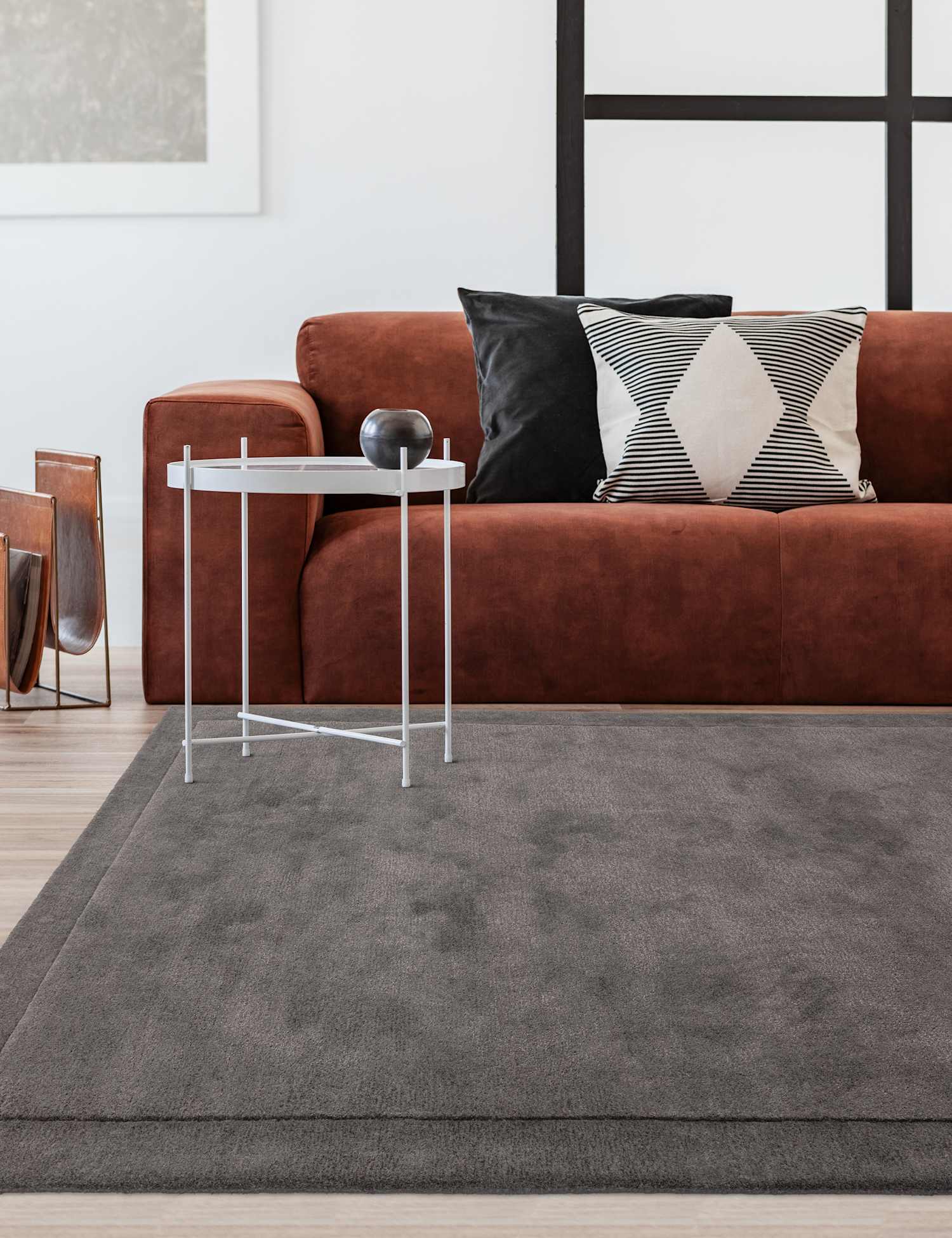 Asiatic Rise Rug Grey