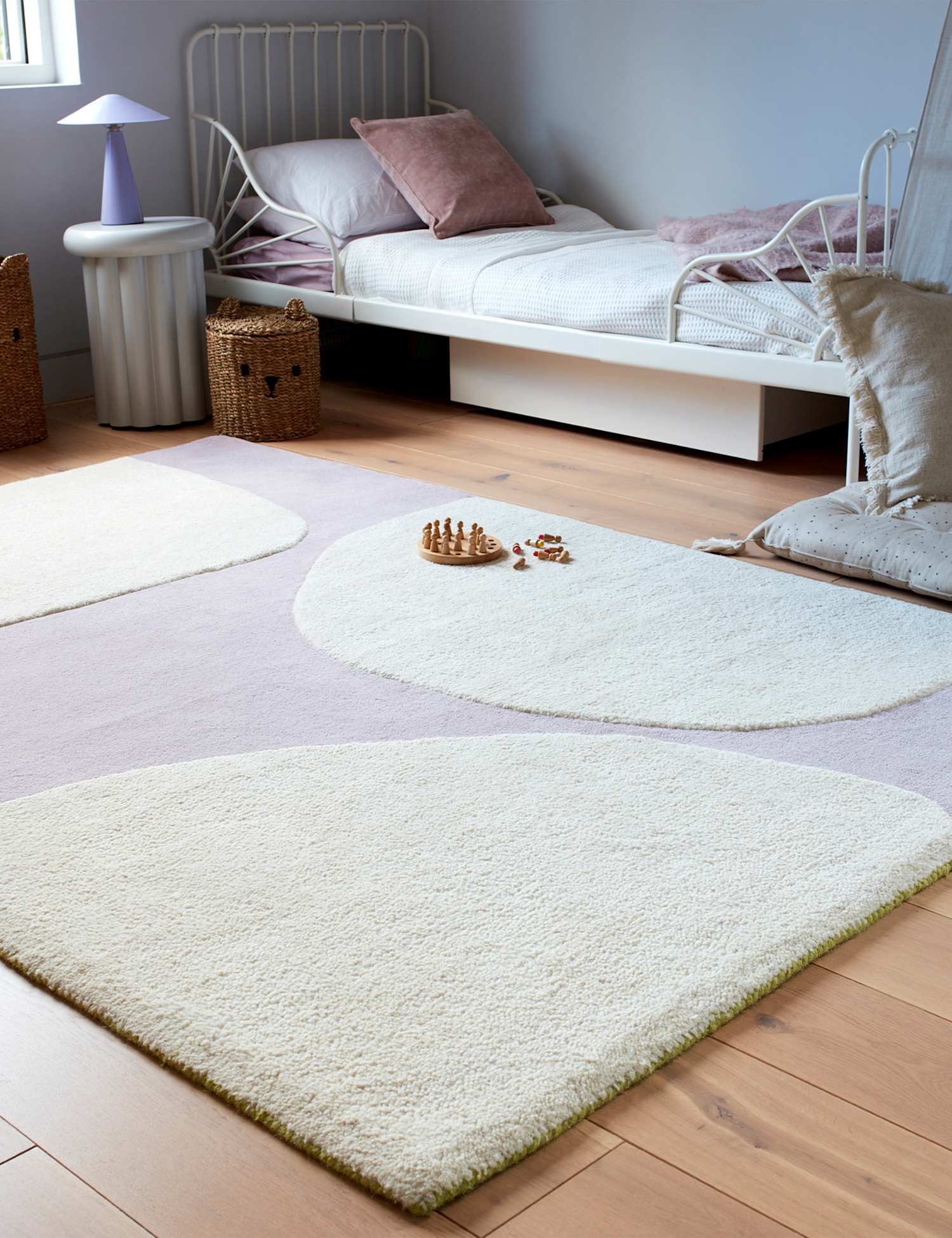 Asiatic Canvas Pure Wool Rug Purple