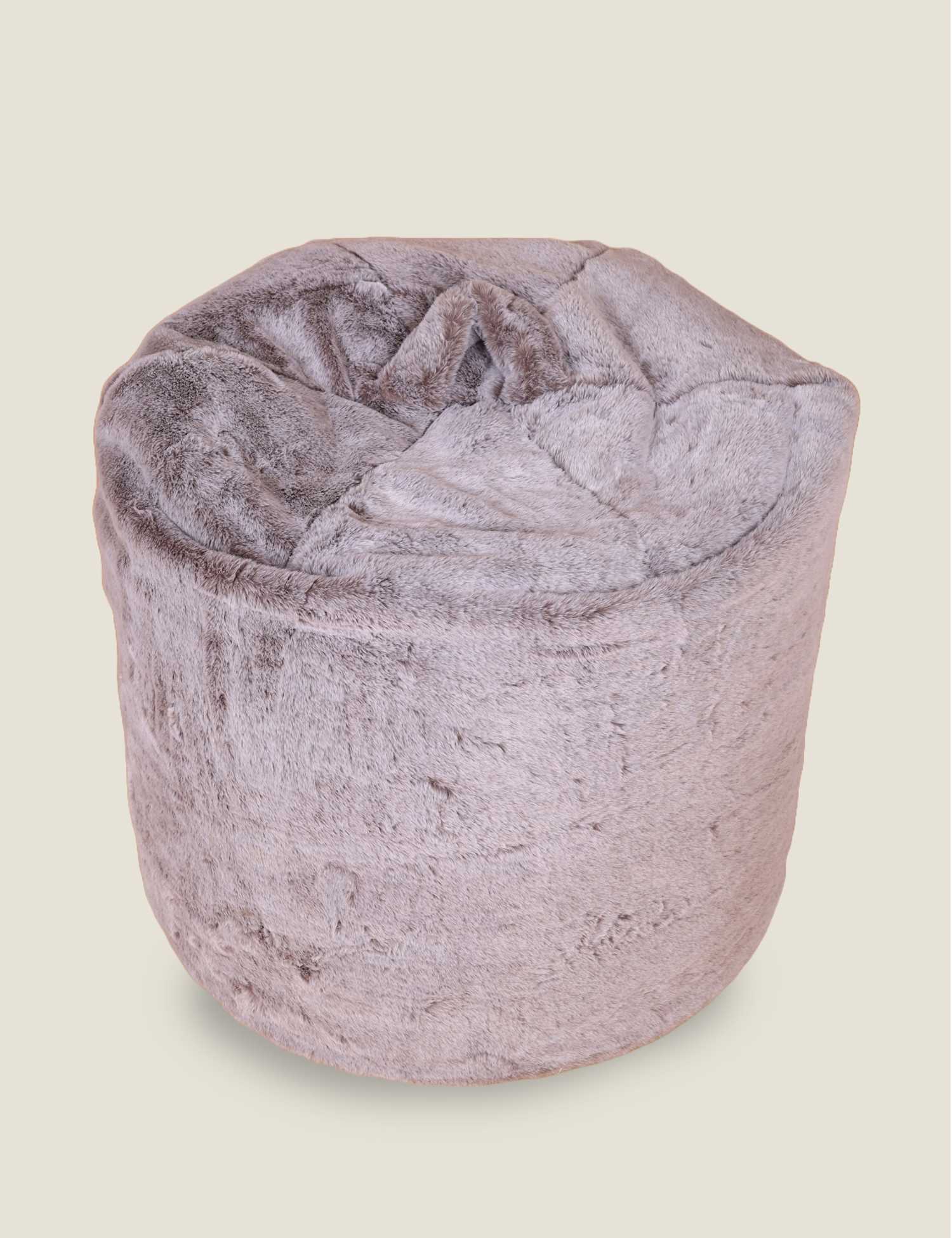Kaikoo Faux Fur Beanbag Grey