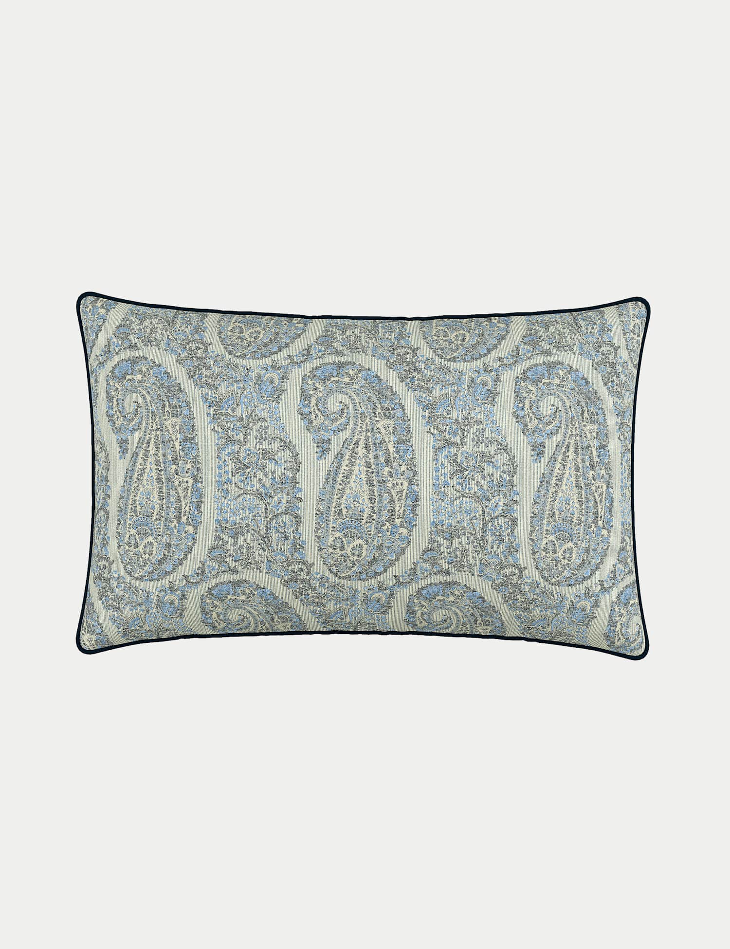 Bedeck of Belfast Pure Cotton Delphine Cushion Blue Mix