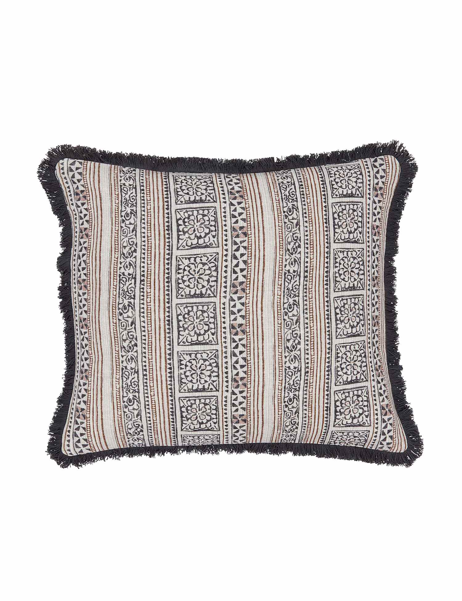 Bedeck of Belfast Zenda Cushion Charcoal Mix