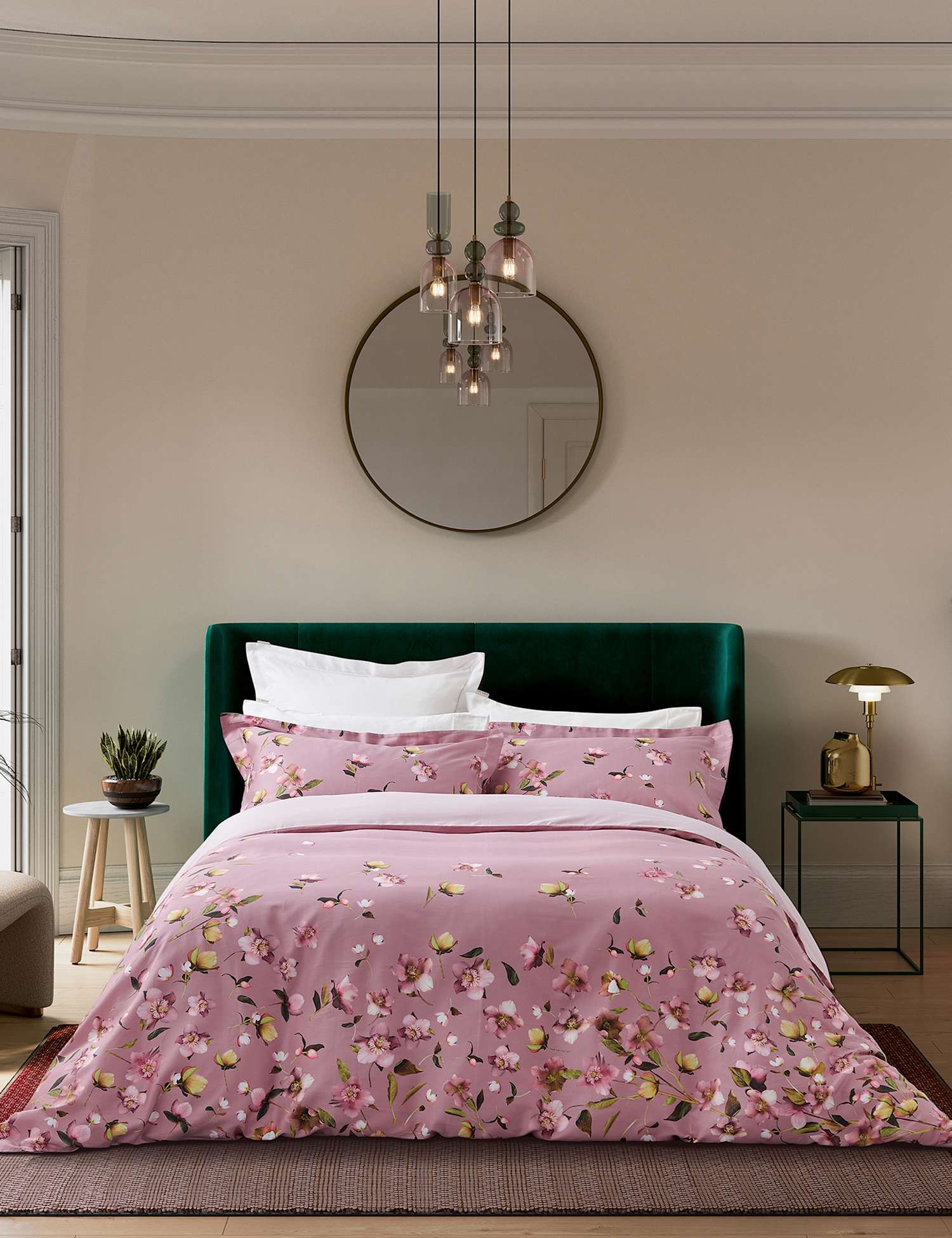 Ted Baker Pure Cotton Arboretum Bedding Set Pink Mix
