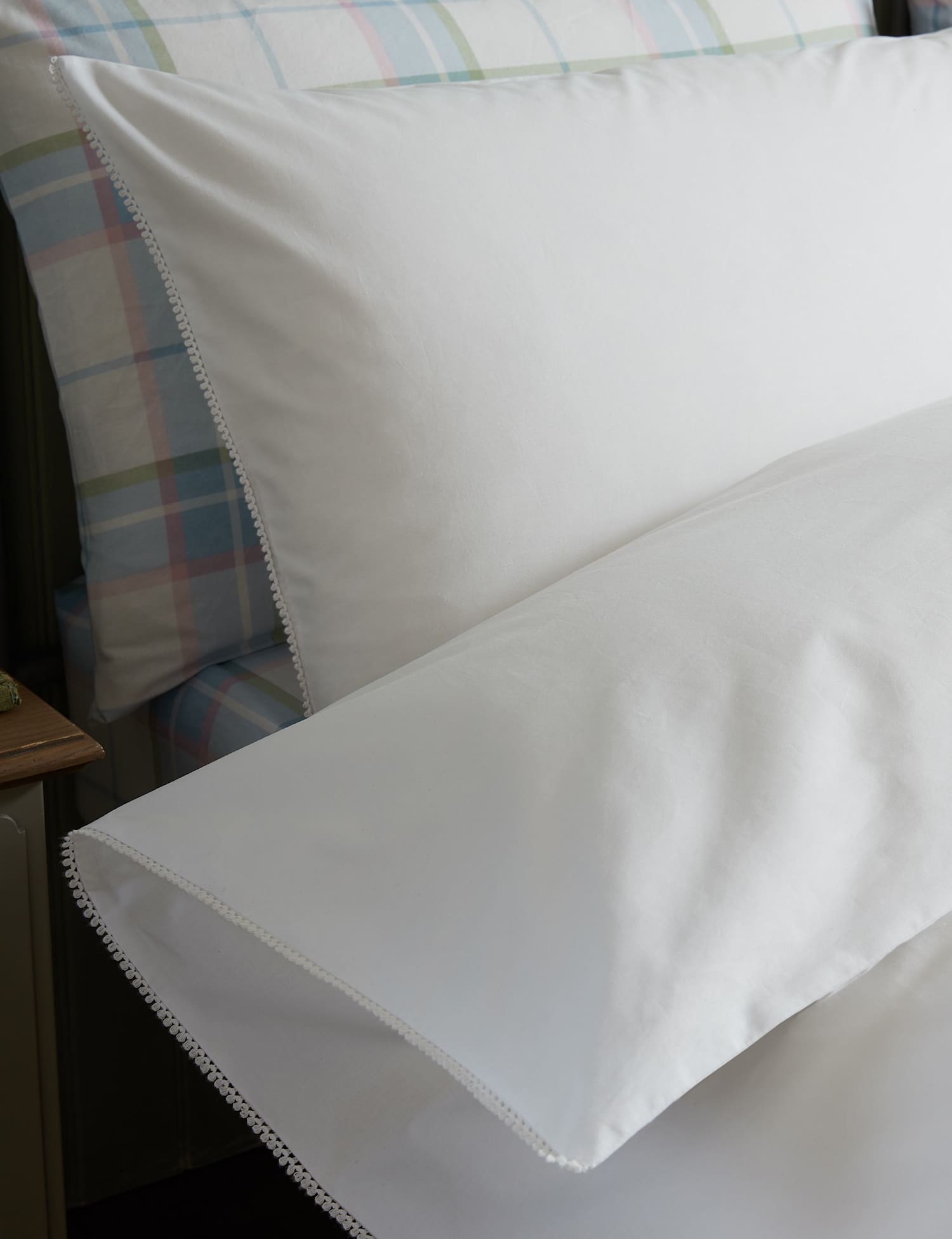 Laura Ashley Pure Cotton Riane Bedding Set White